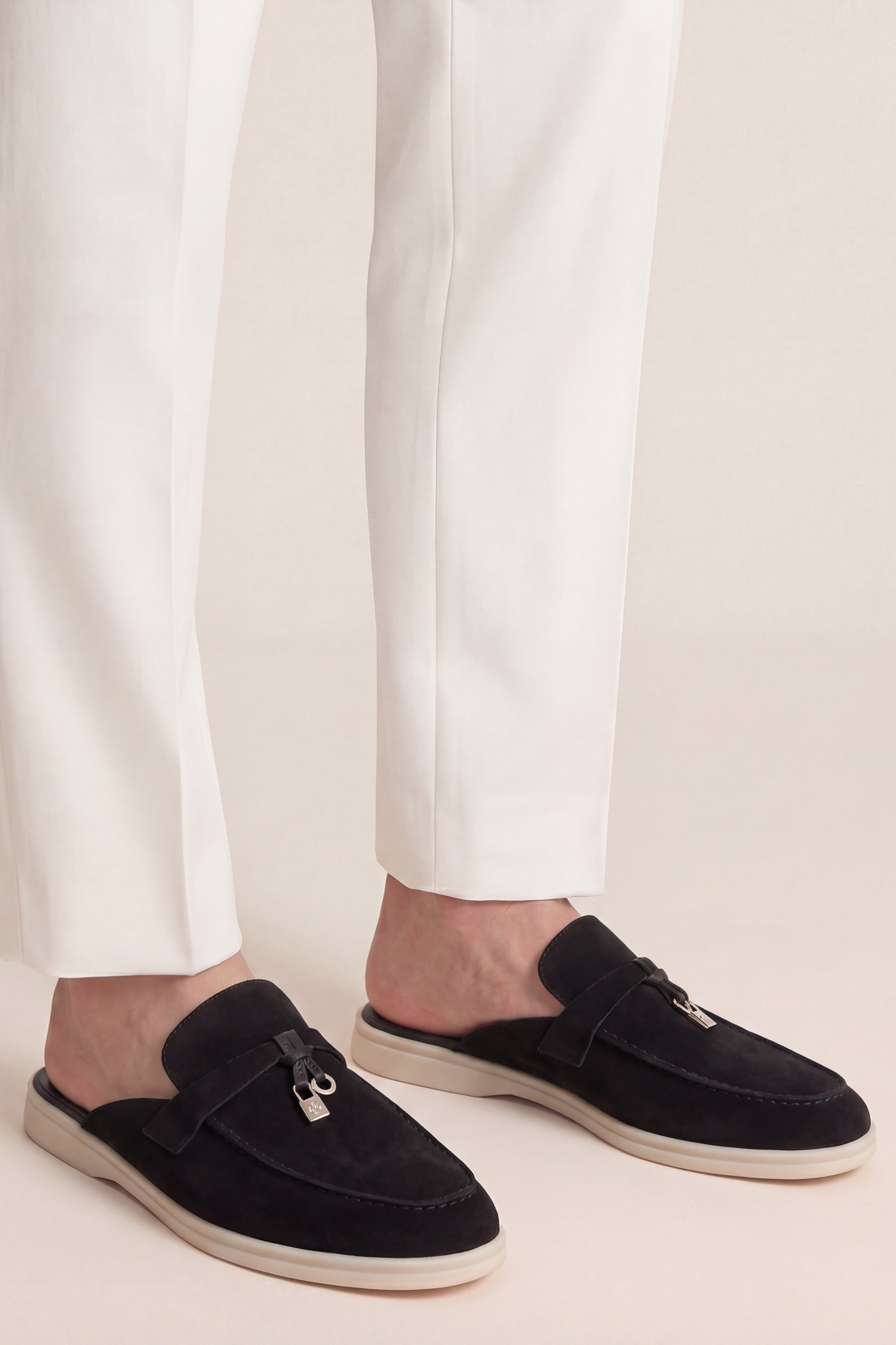 Serravalle Buckle Mule Black