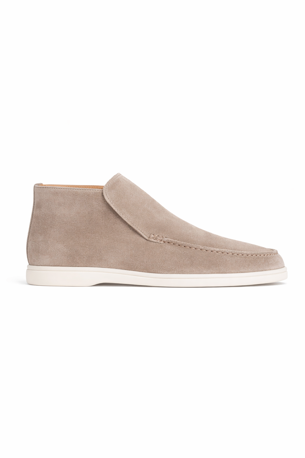 Mocassini alti Arzano color tortora