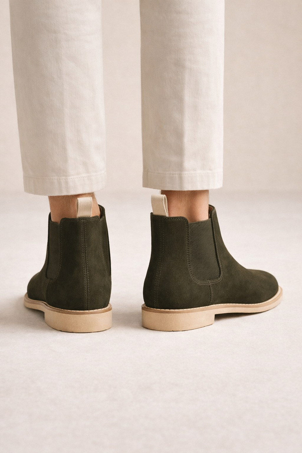 Stivaletti Chelsea Lerano Verde Oliva Scuro