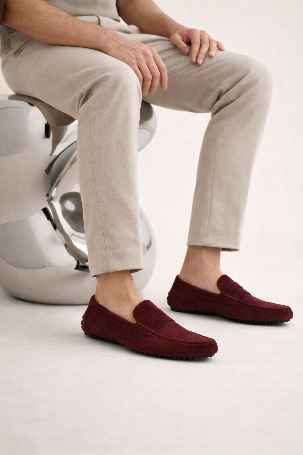 Mocassino Ravino Driver Bordeaux