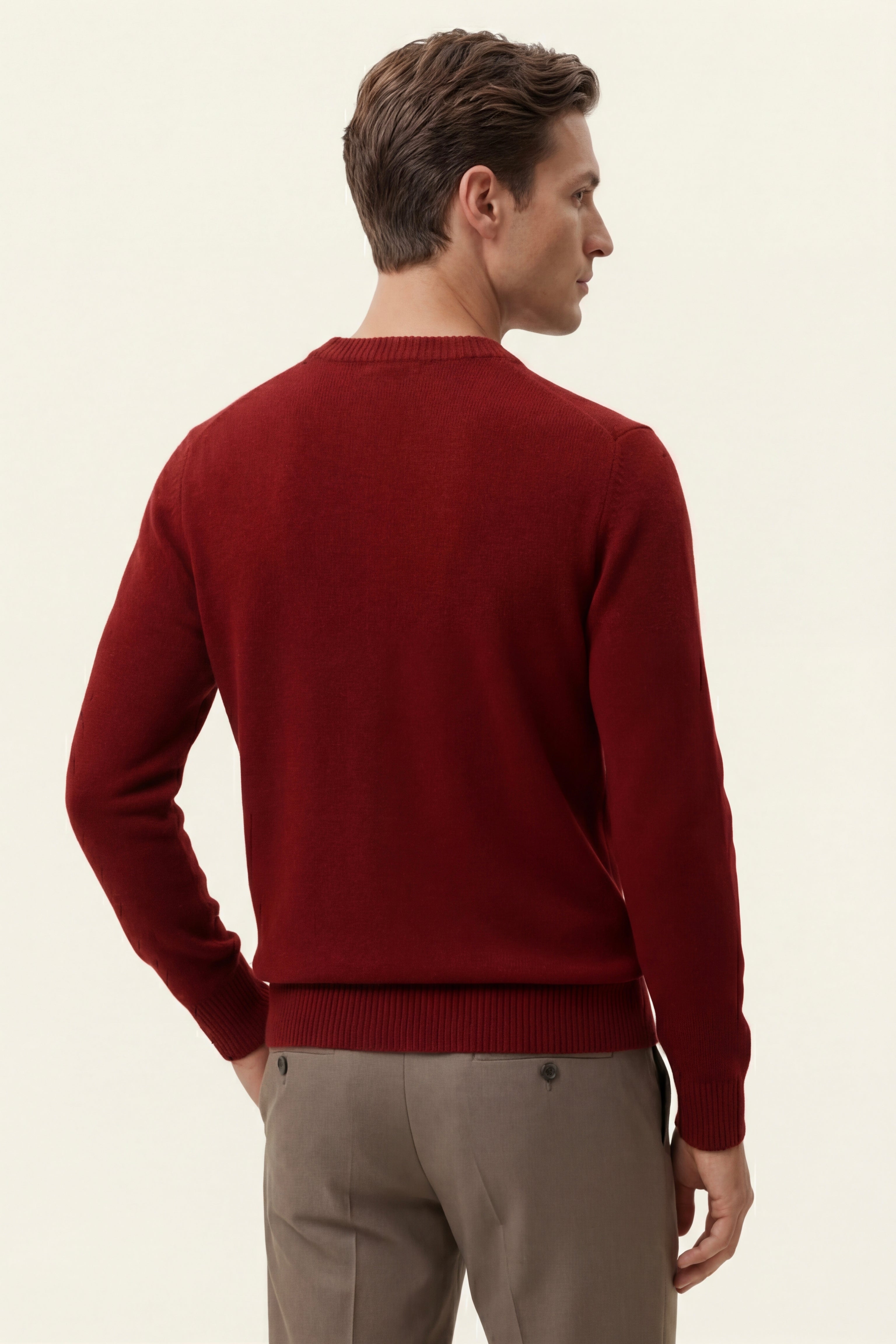 Maglione Cashmere Taviani Borgogna
