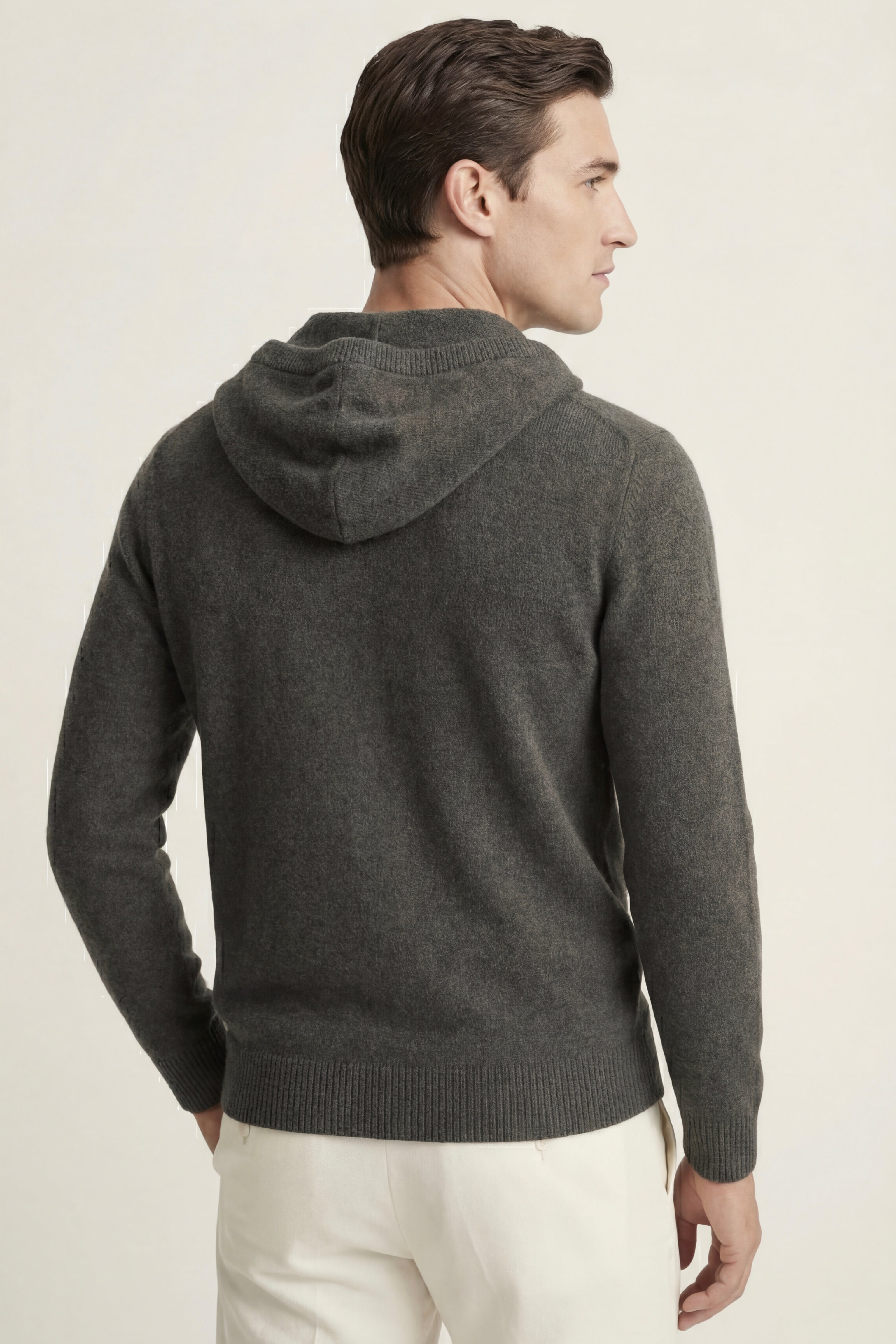 Maglia con cappuccio Taviano Grigio Scuro
