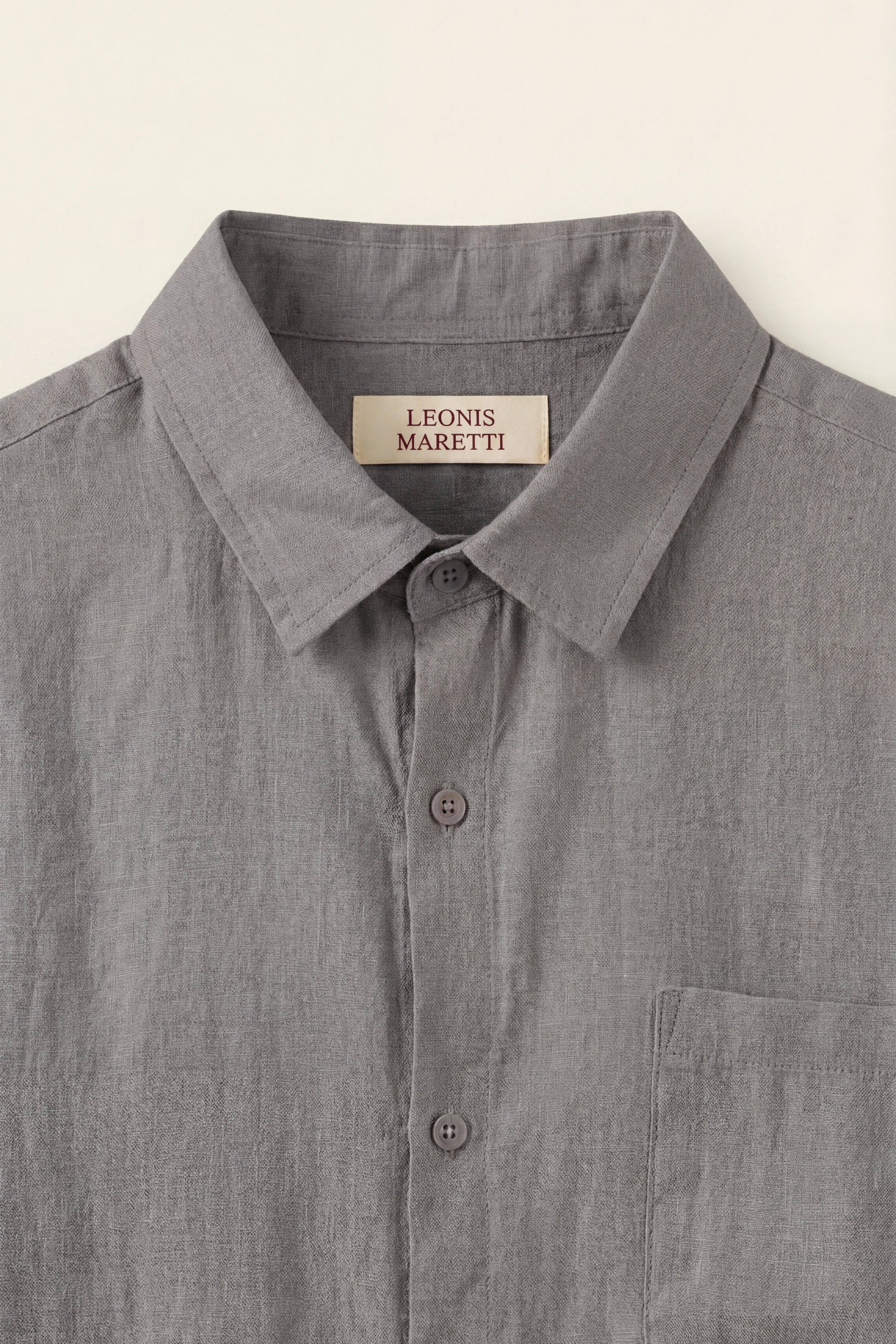 Torino Linen Shirt Grey