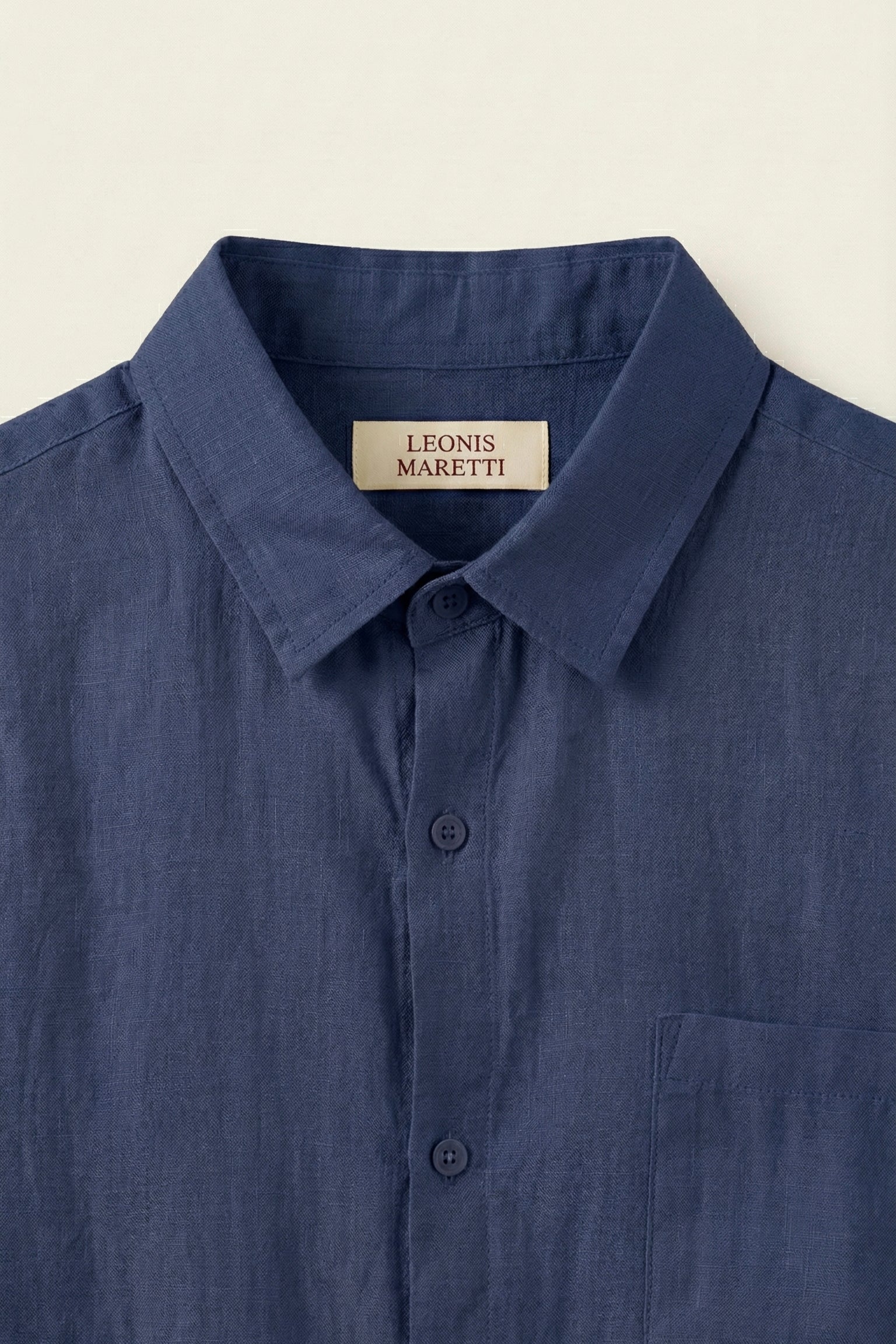 Camicia di Lino Torino Blu