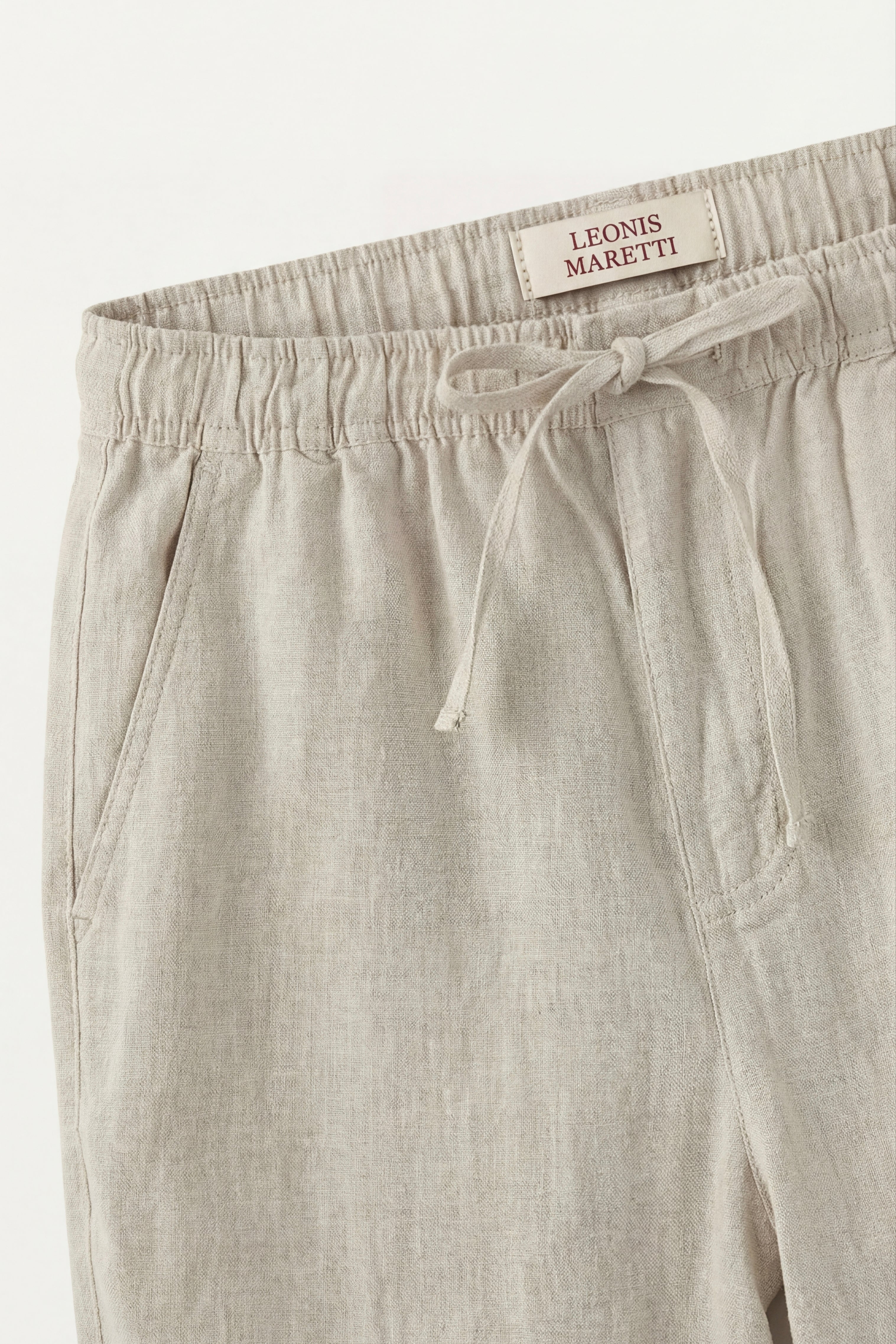 Camicia e Pantaloncini in Lino Verona Beige