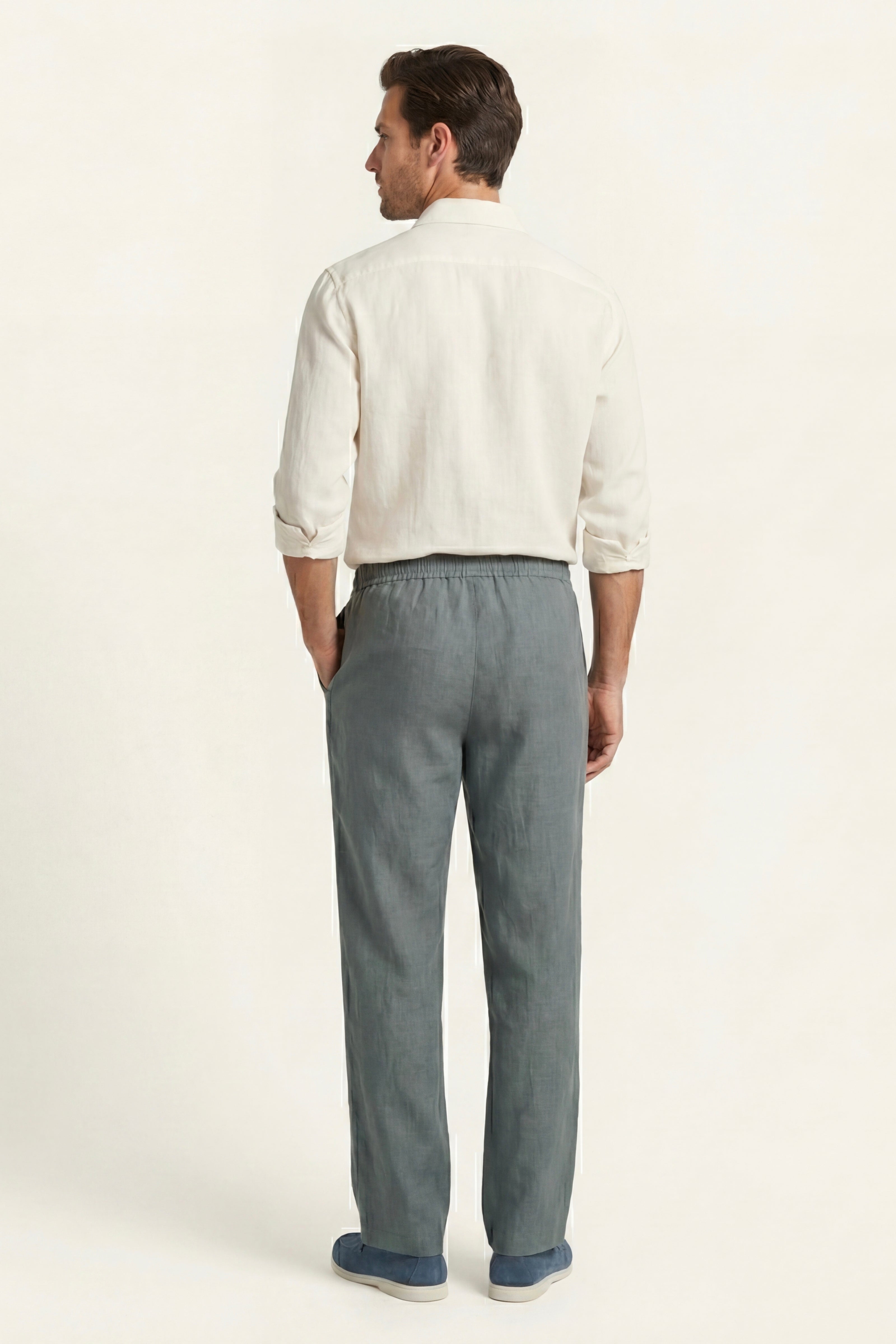 Novara Linen Pantalone Verde