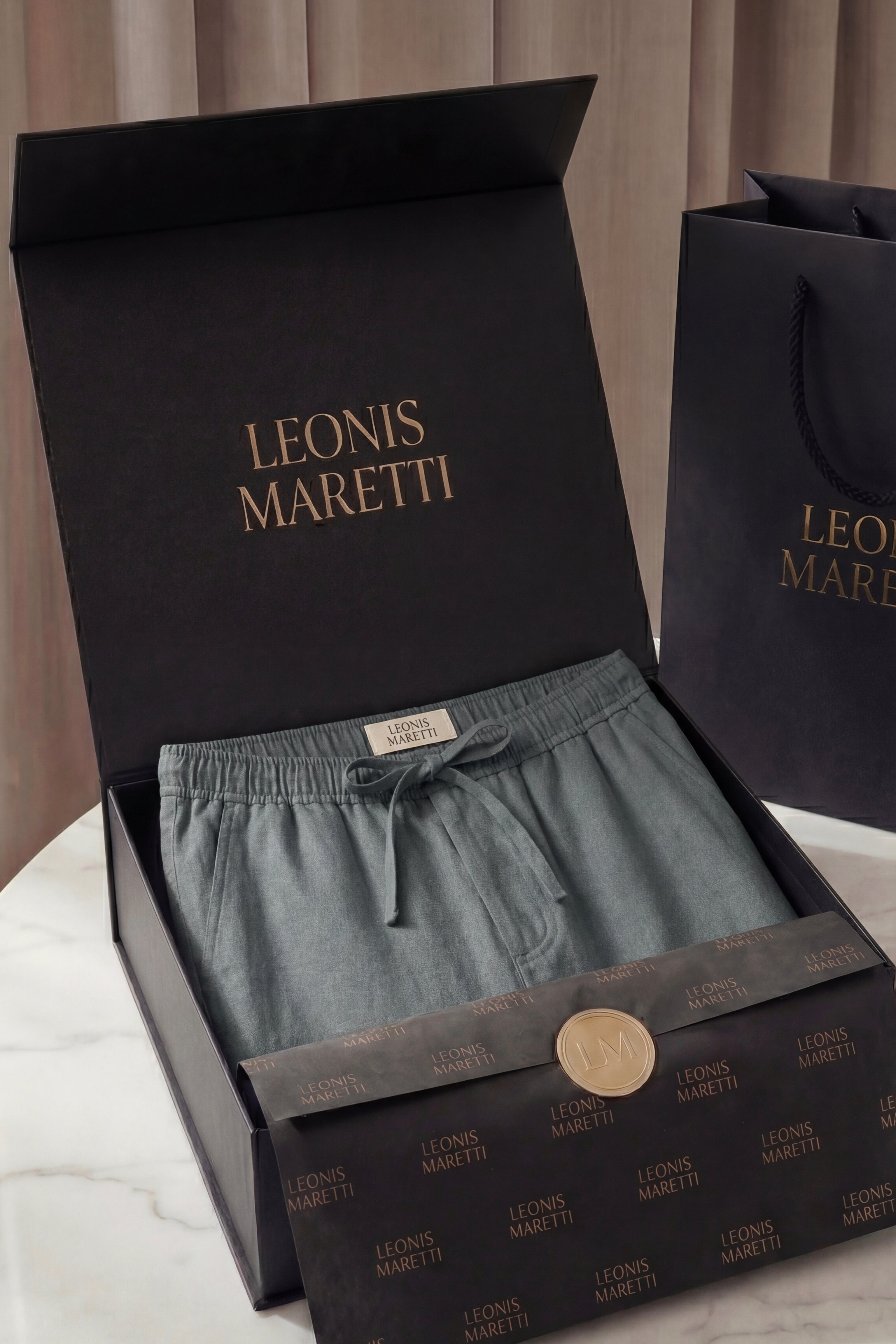 Novara Linen Pantalone Verde