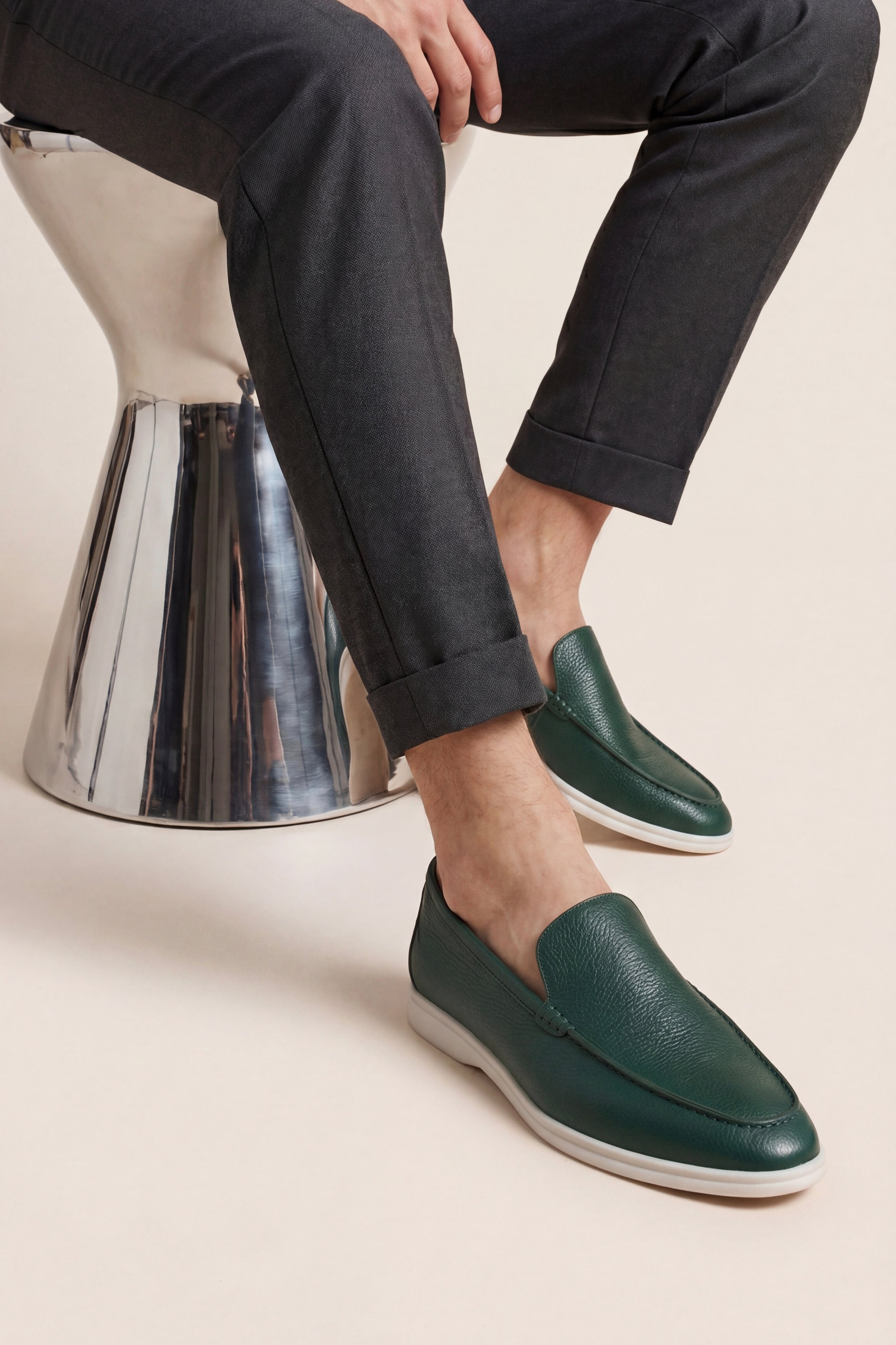 Mocassini Alvero Dressed Verde Scuro