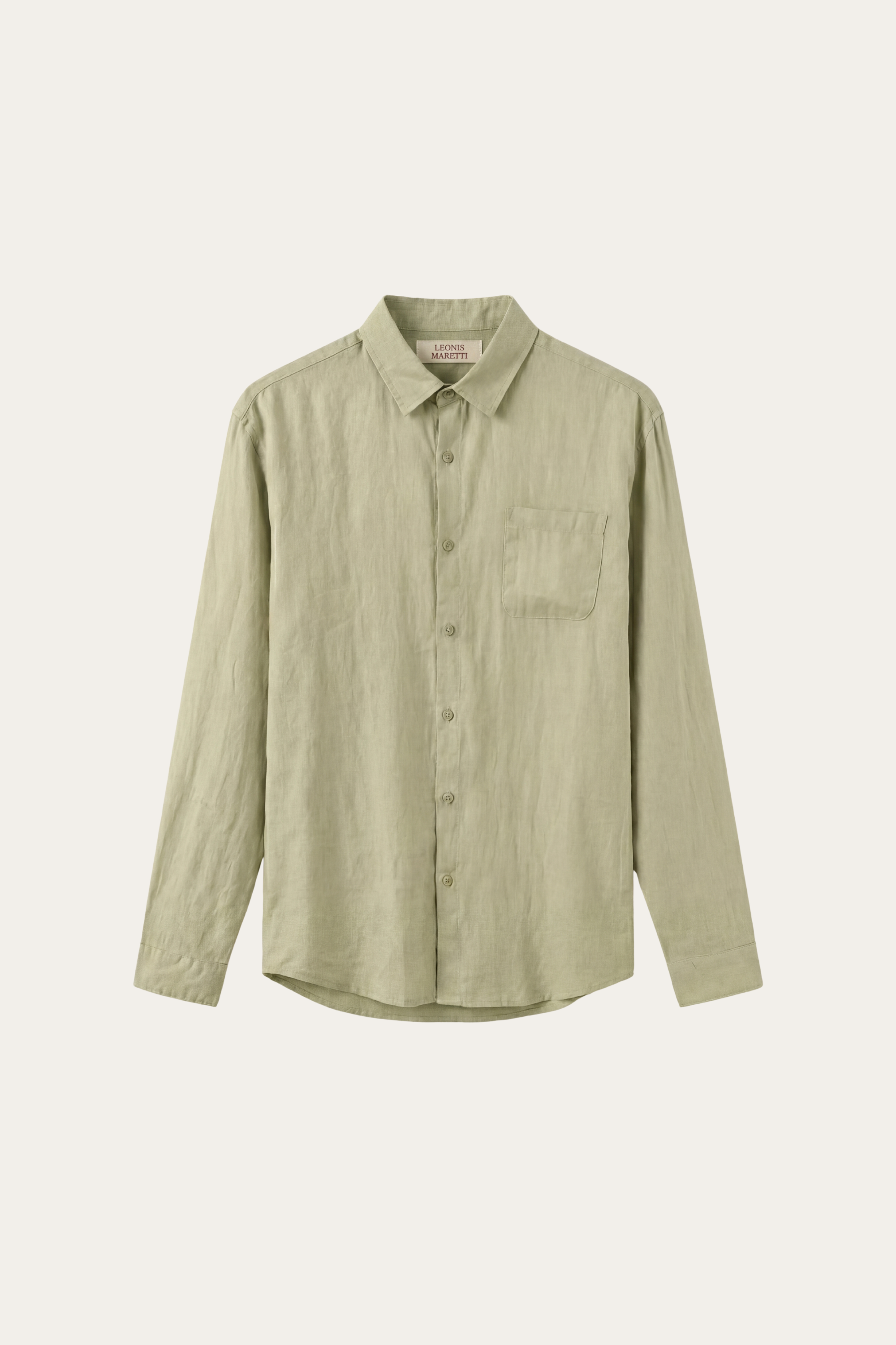 Camicia di Lino Torino Verde Menta