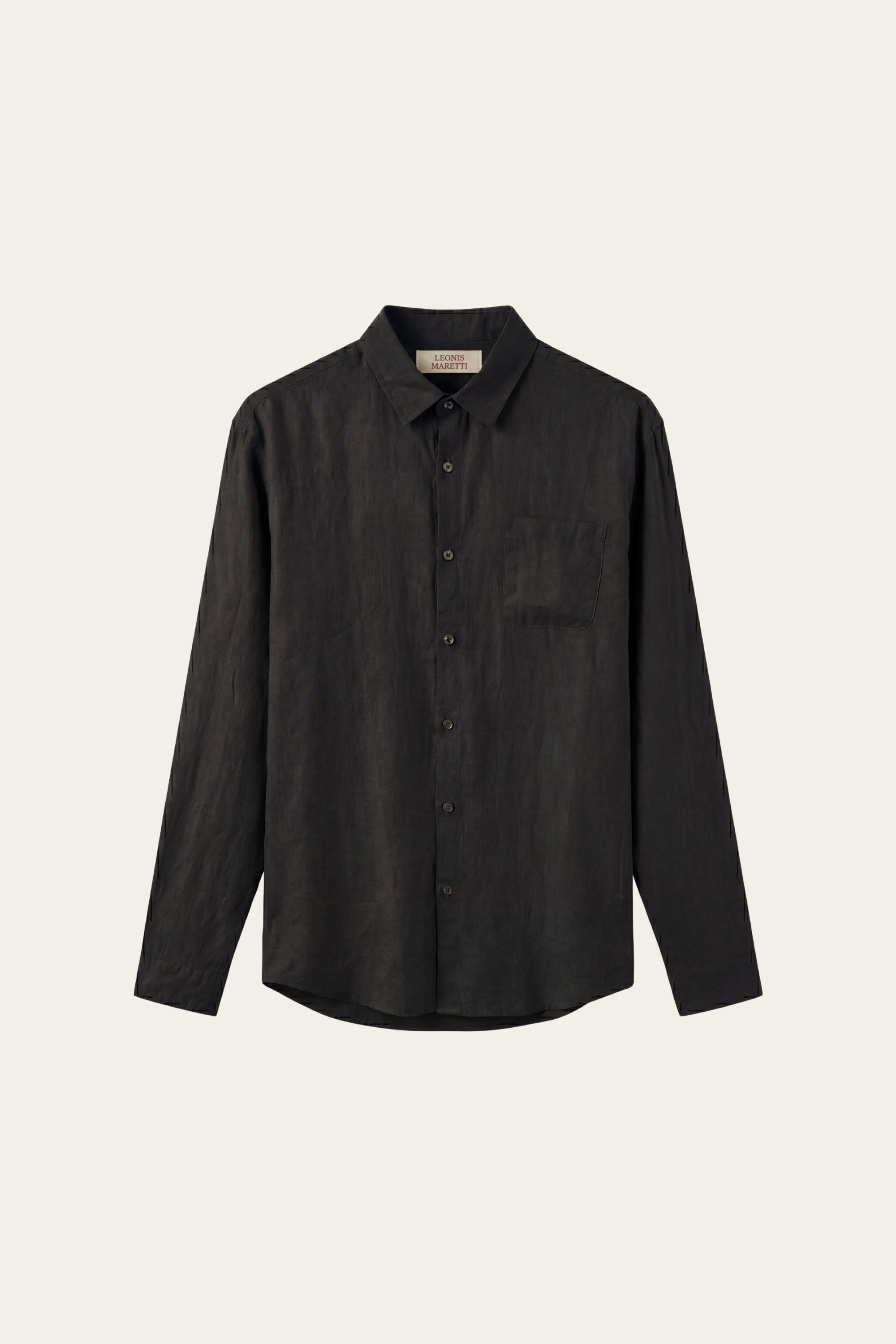 Camicia di Lino Torino Nera