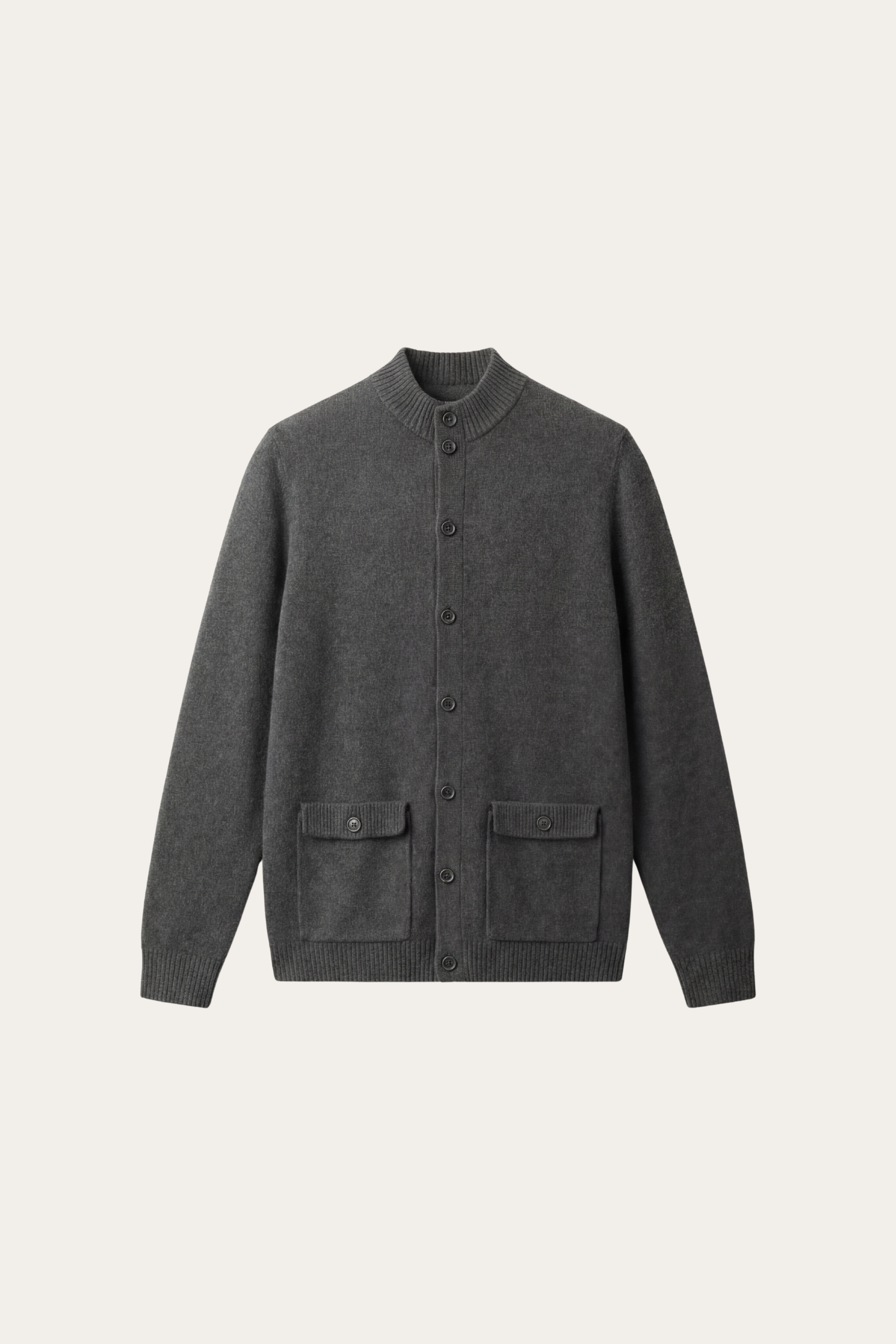 Giotto Knit Cardigan Dark Grey