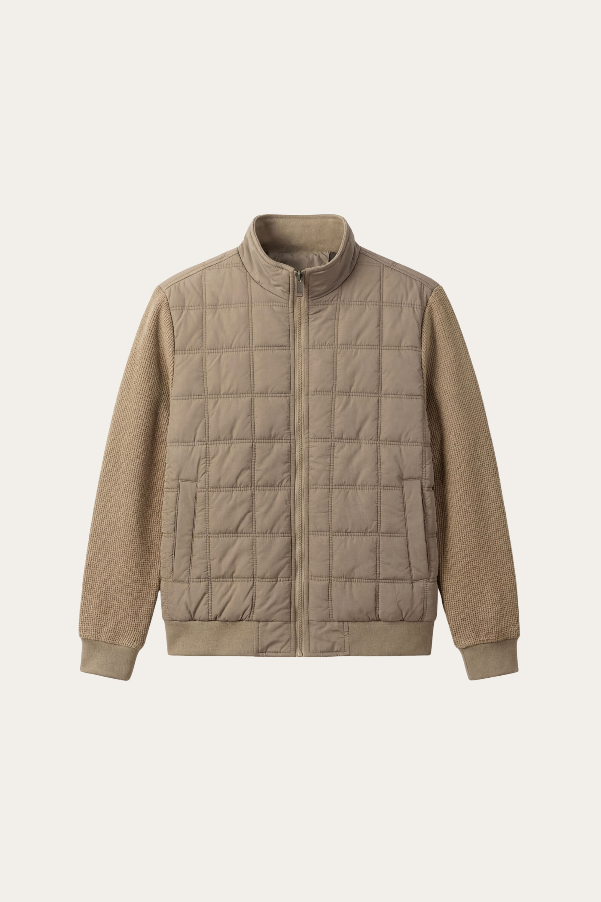 Frosinone Quilted Hybrid Jacket Beige