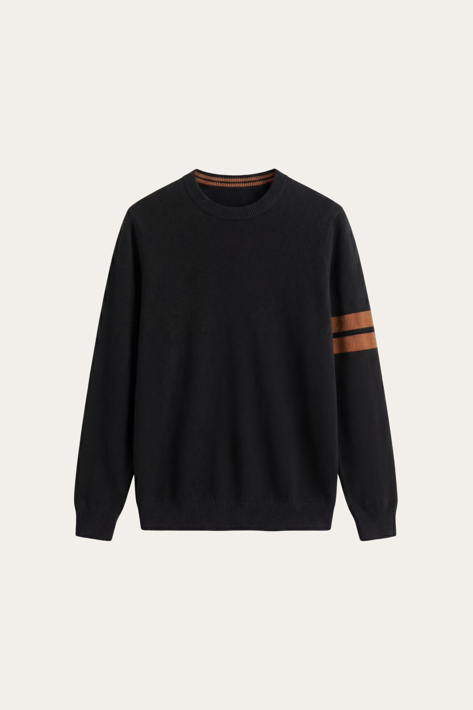 Maglione girocollo Valeno in cashmere nero