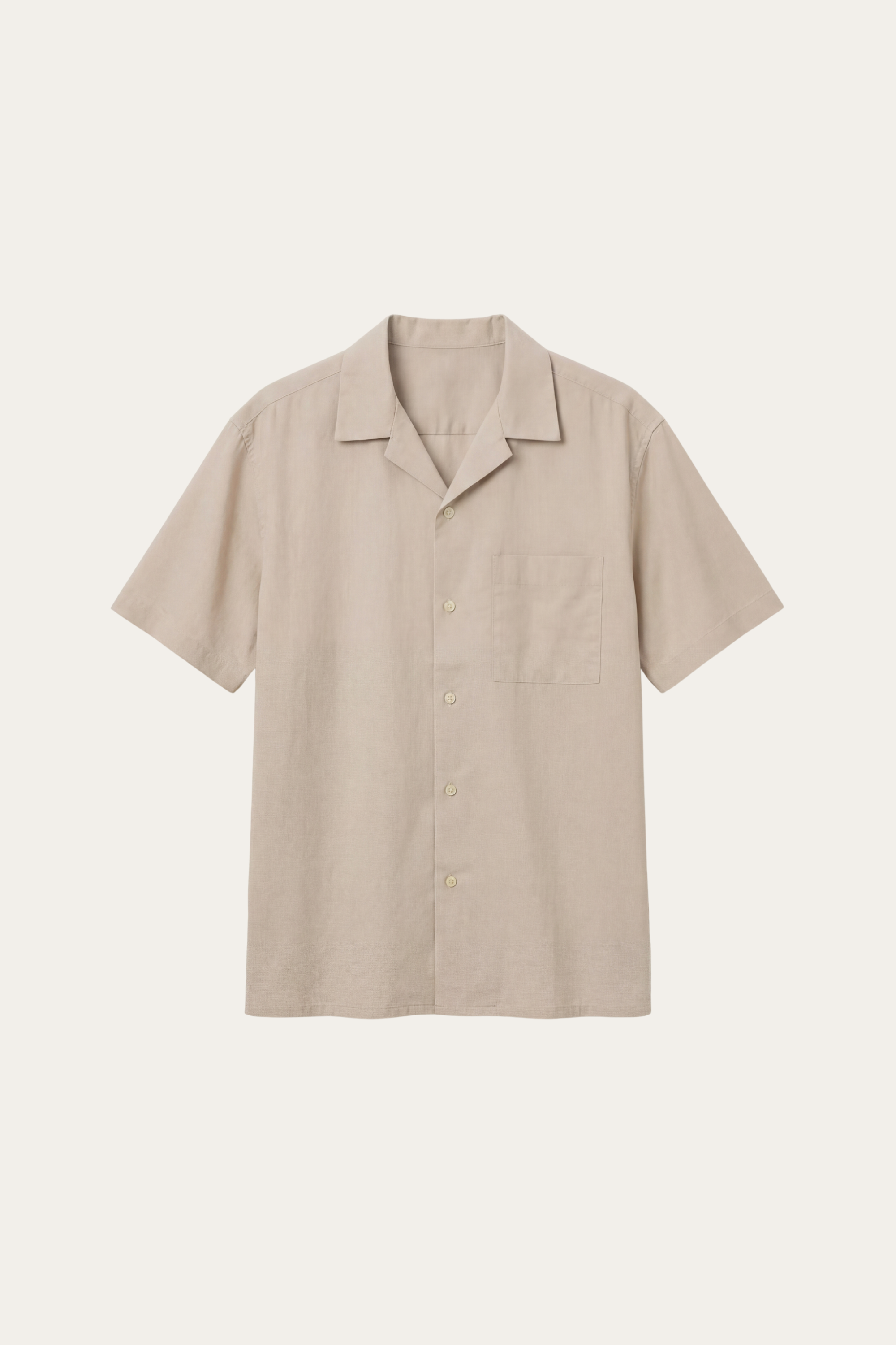Camicia Ancona Lino Cotone Beige