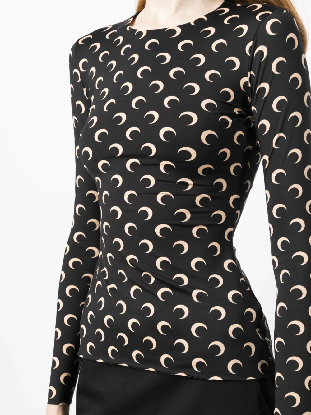 T-Shirt mit Aufdruck NOIR