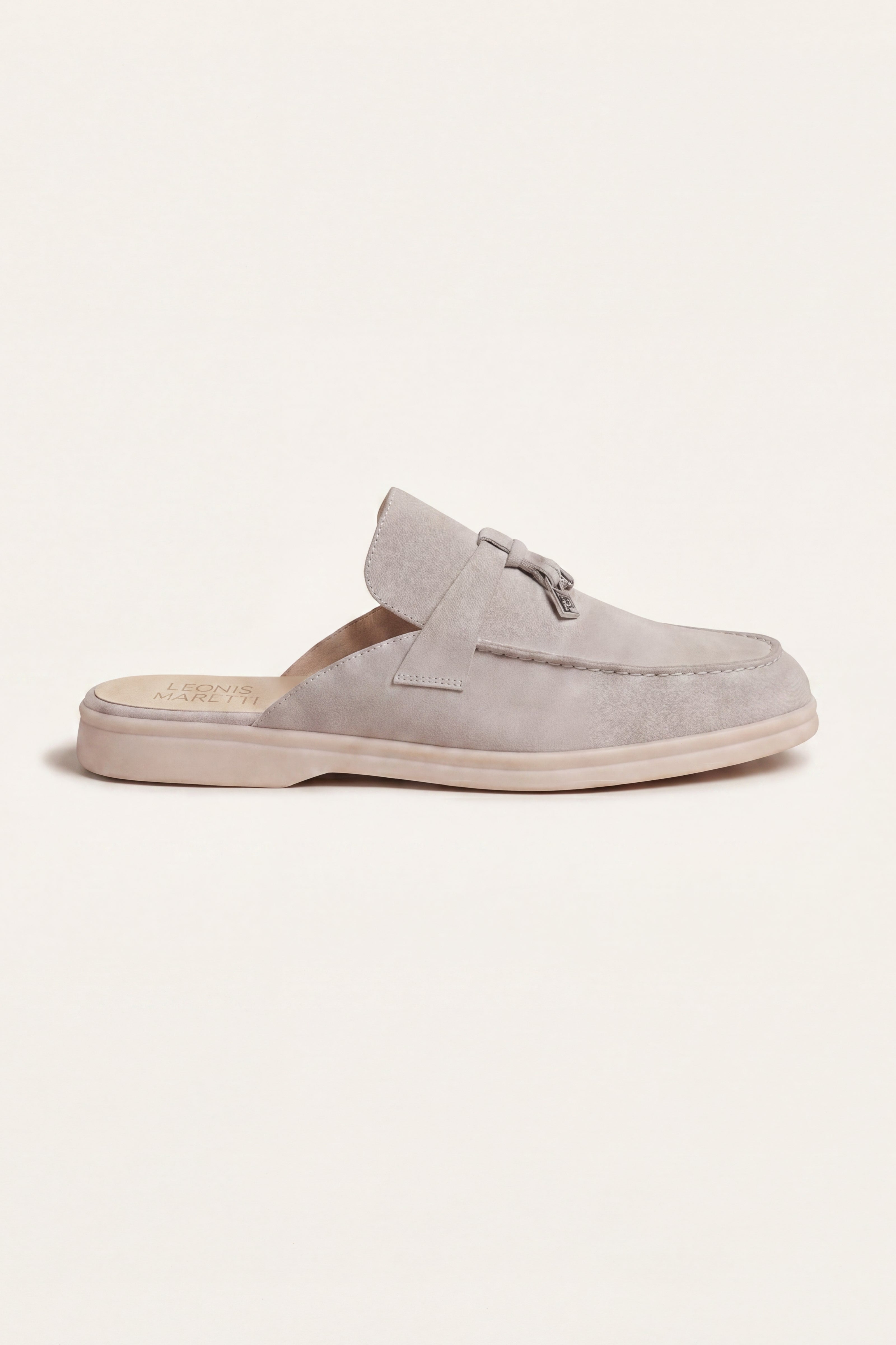 Maretti Buckle Mule Light Beige