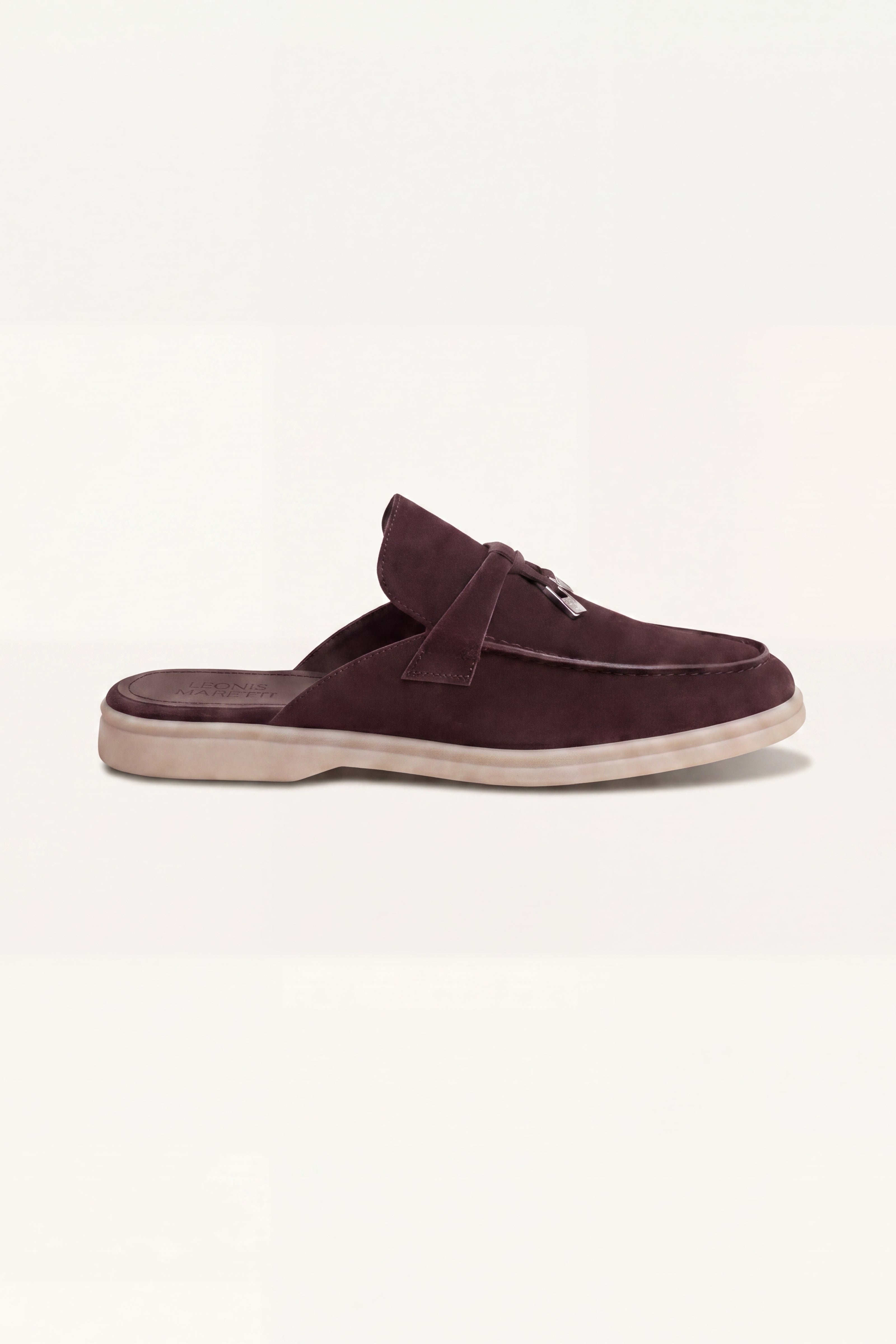 Maretti Buckle Mule Burgundy