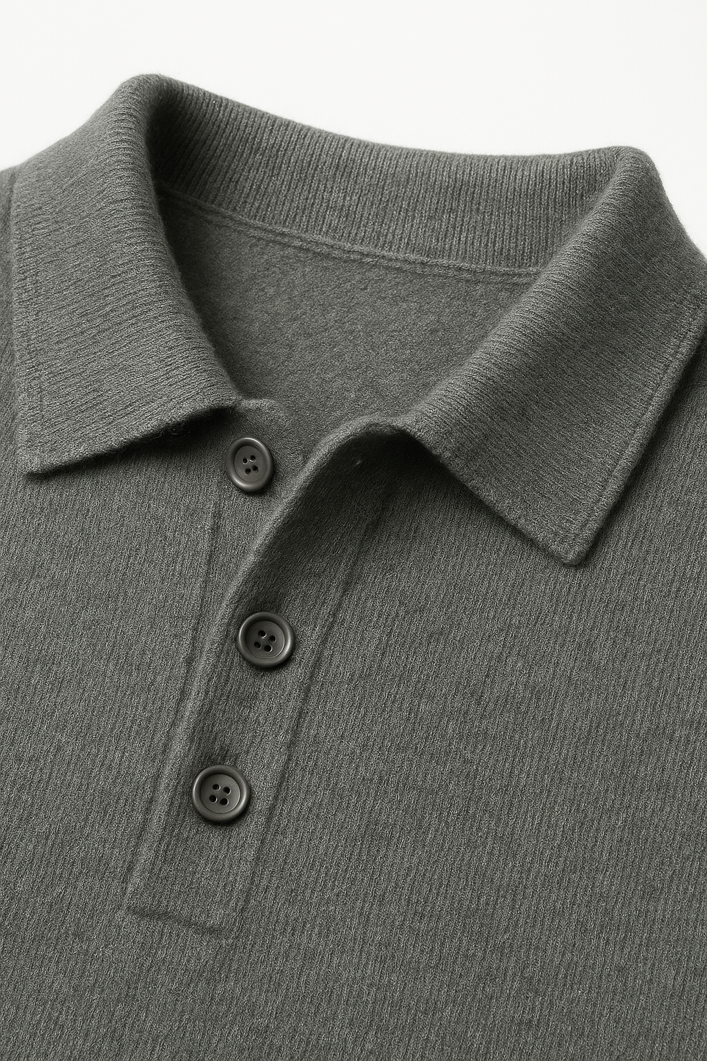 Maglia Polo in Maglia Alessandro Merino Verde Foschia
