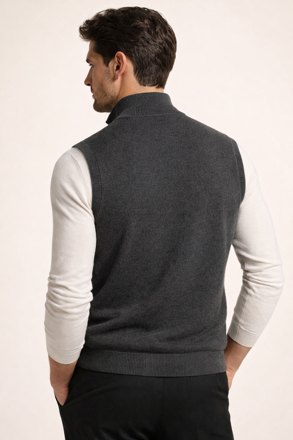 Gilet Alberto Merino Grigio Scuro