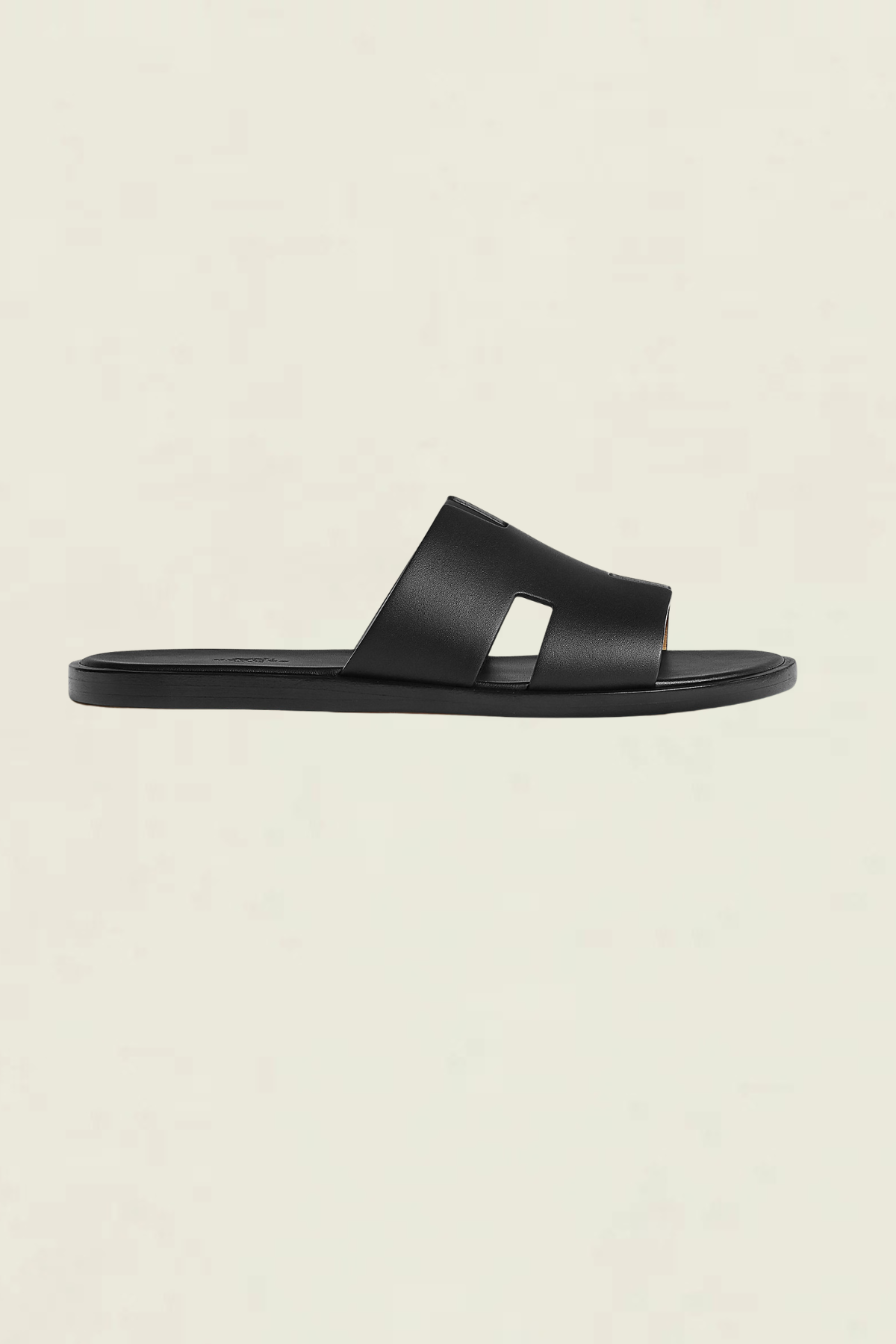 Arezzo Leather Sandal Black