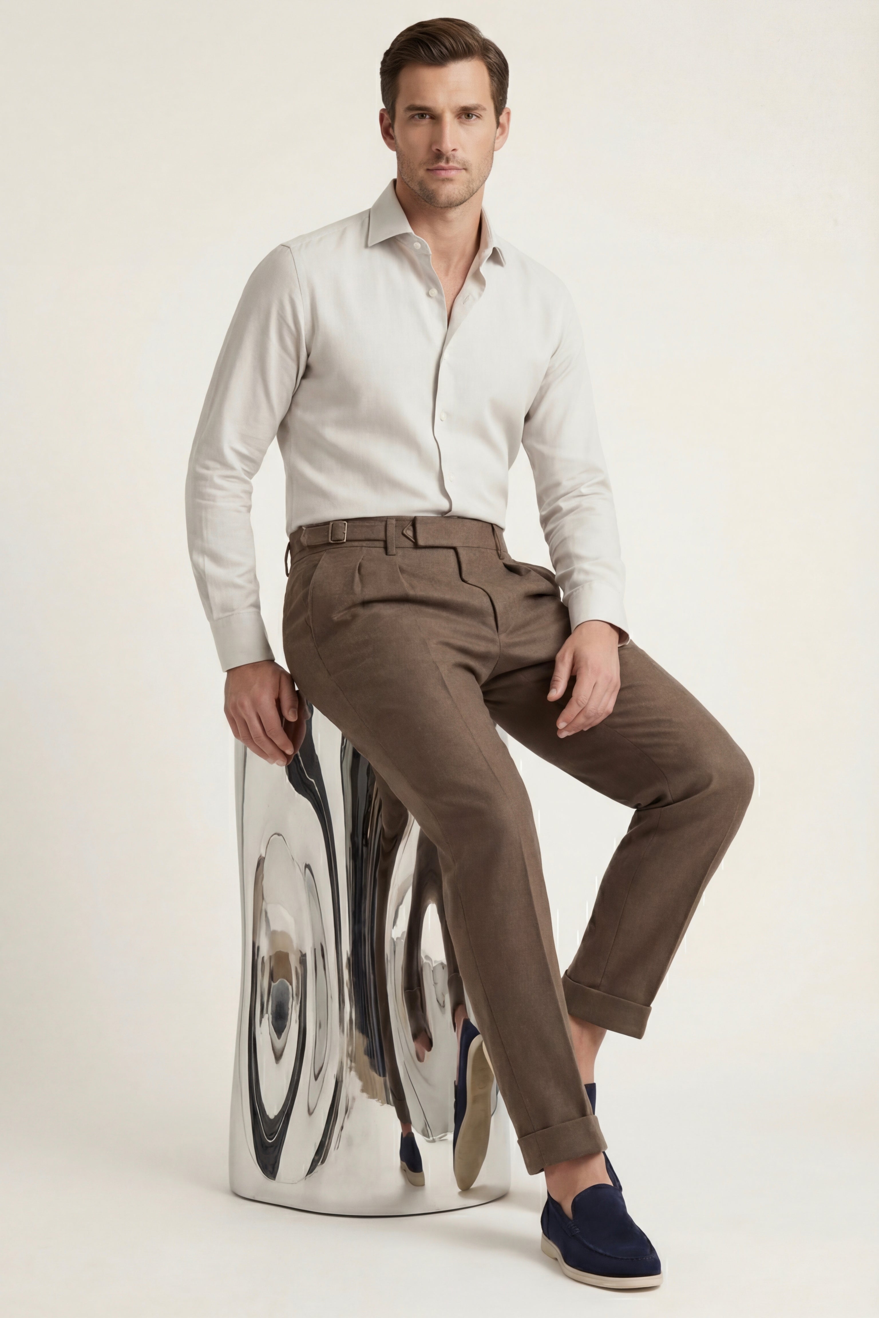 Pantalone Lorano Merino Khaki