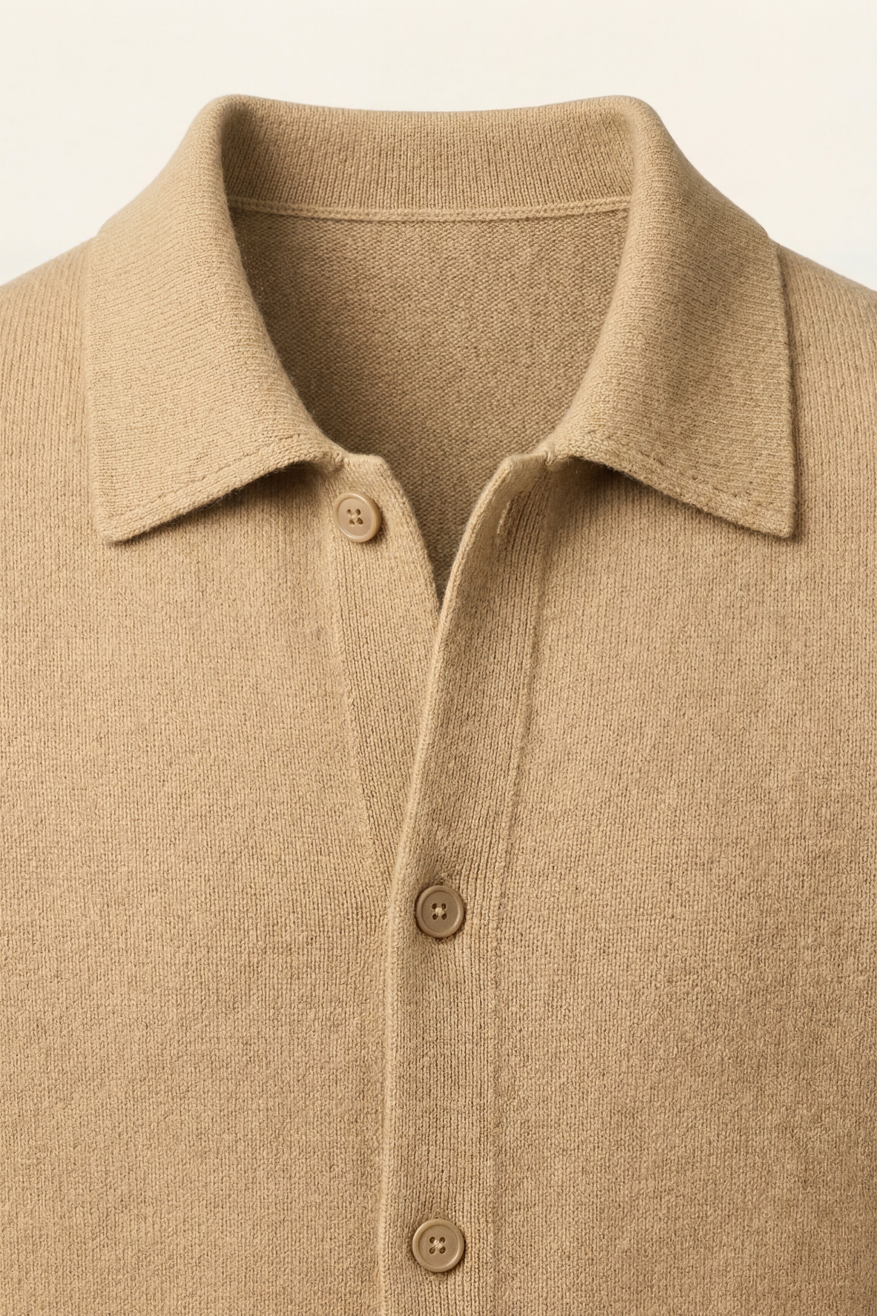 Cardigan Lorenzo in Cashmere Cammello