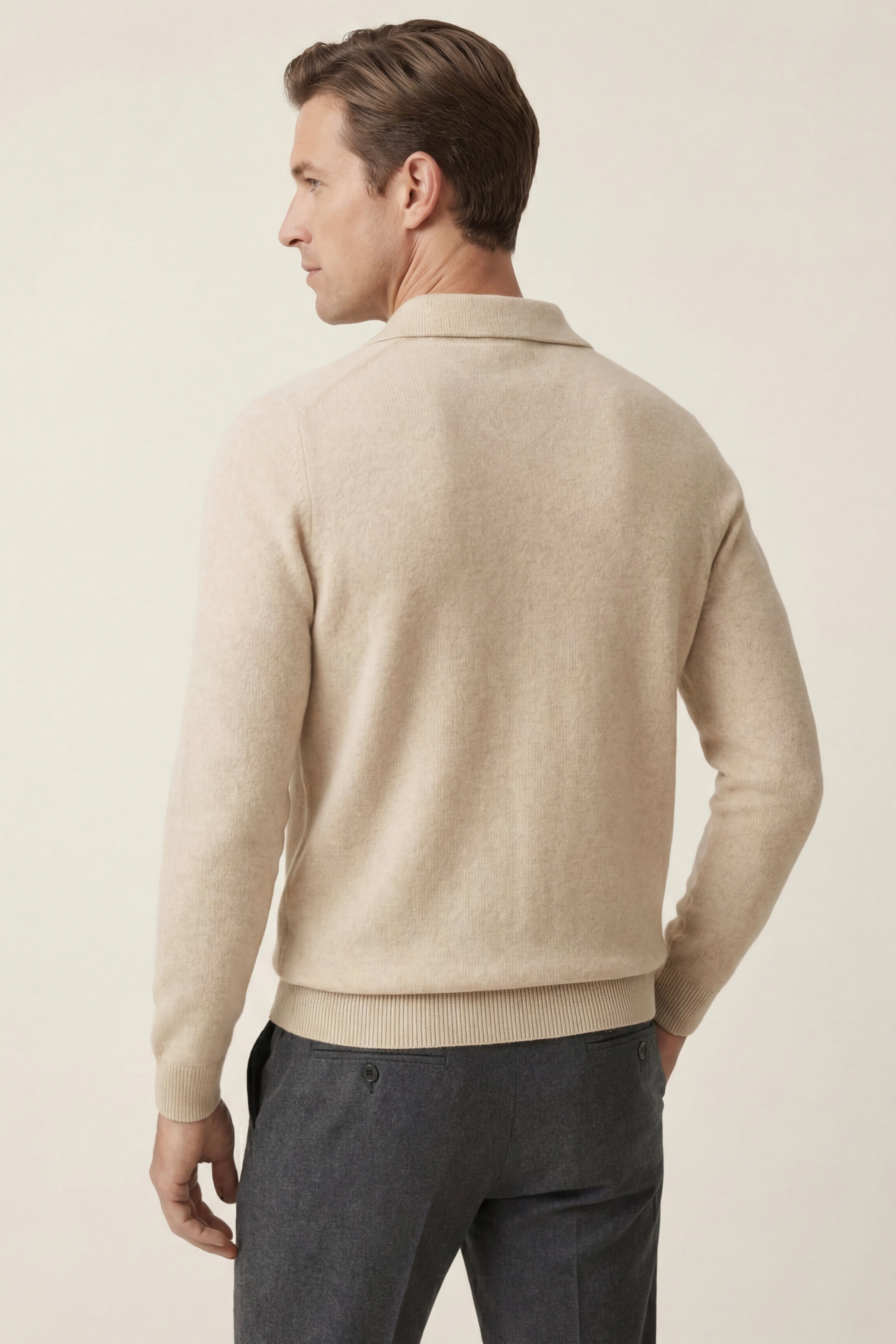 Marencio Maglia Polo Cashmere Avena