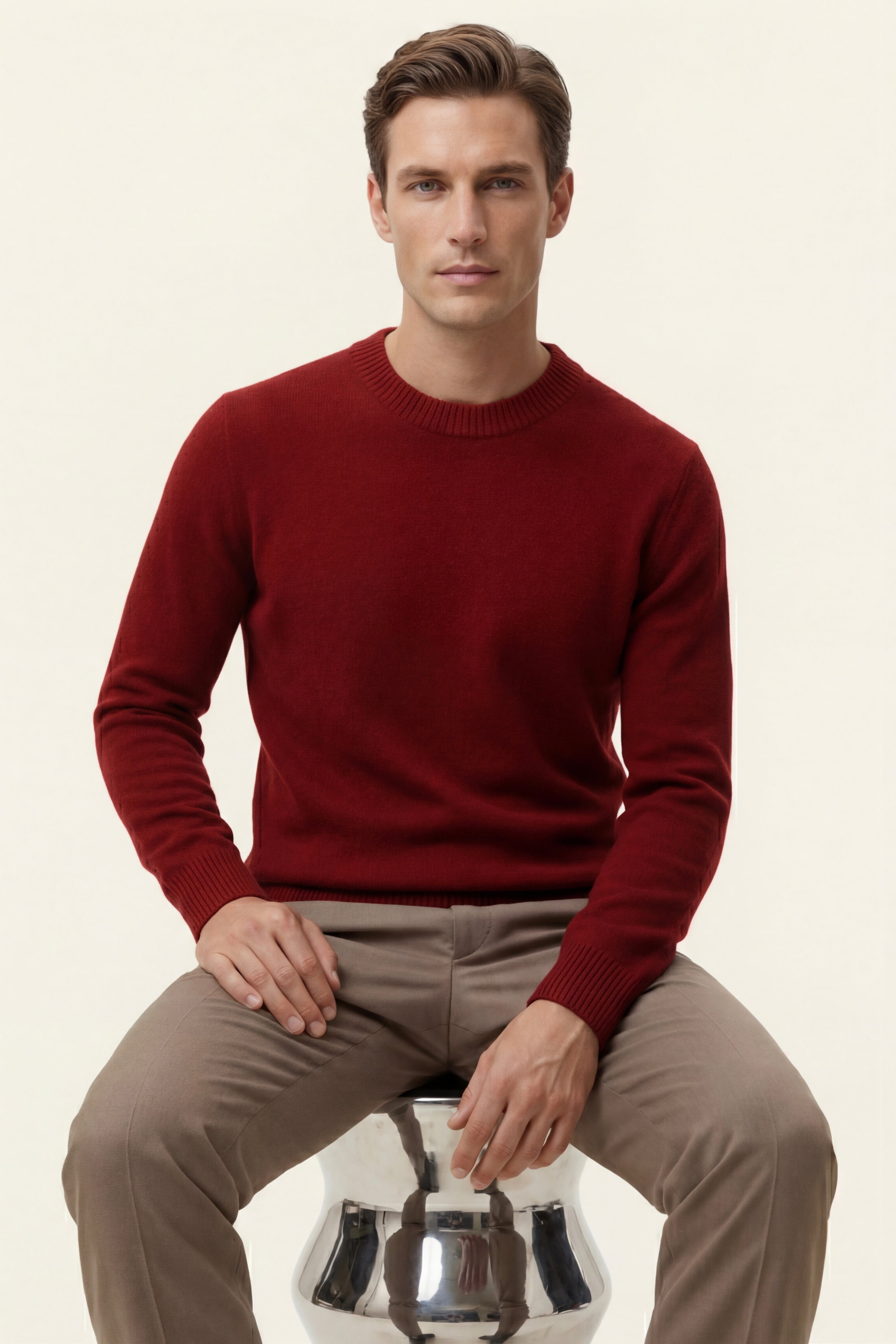 Maglione Cashmere Taviani Borgogna