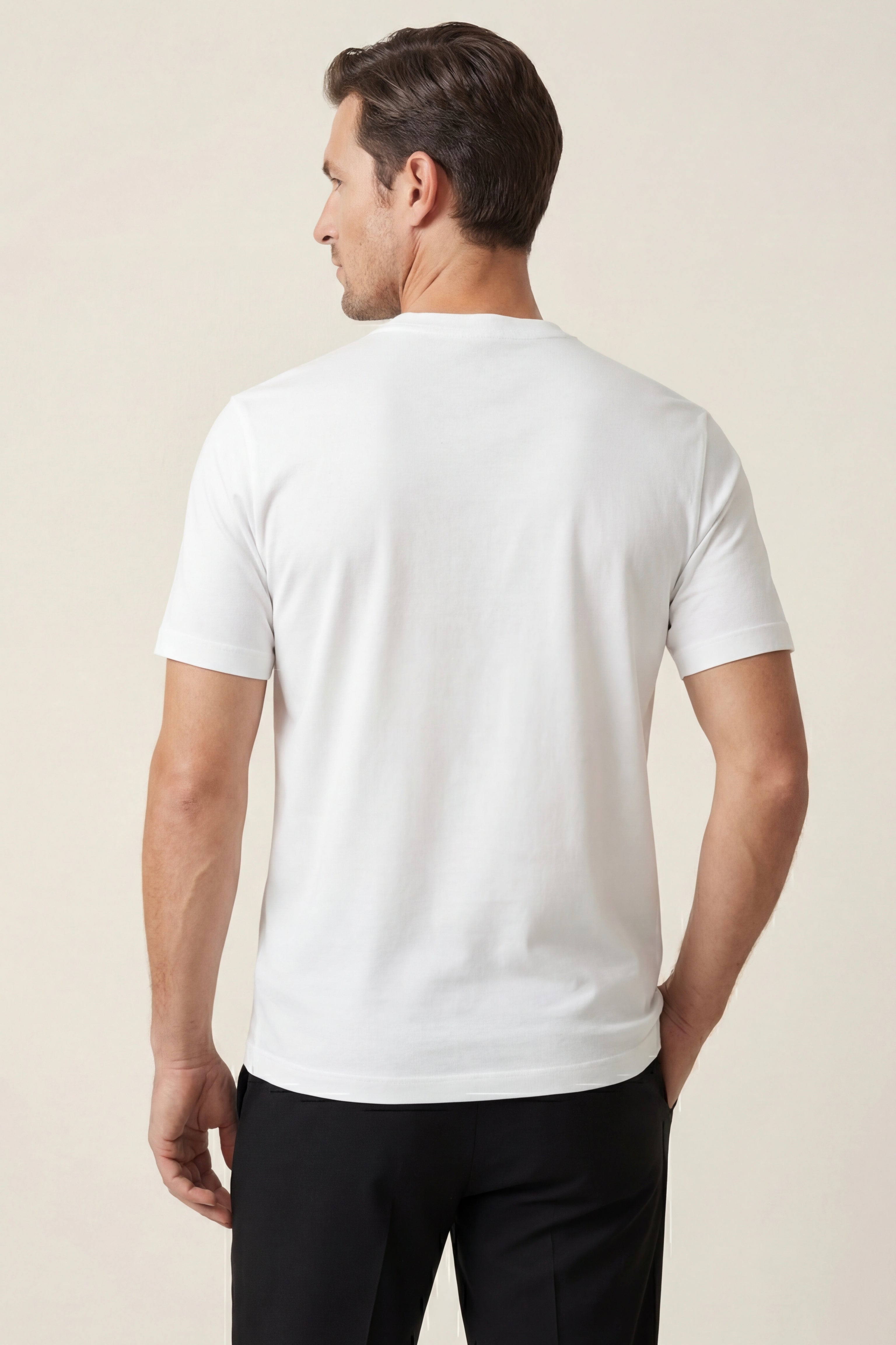 T-shirt girocollo Ferrara bianca