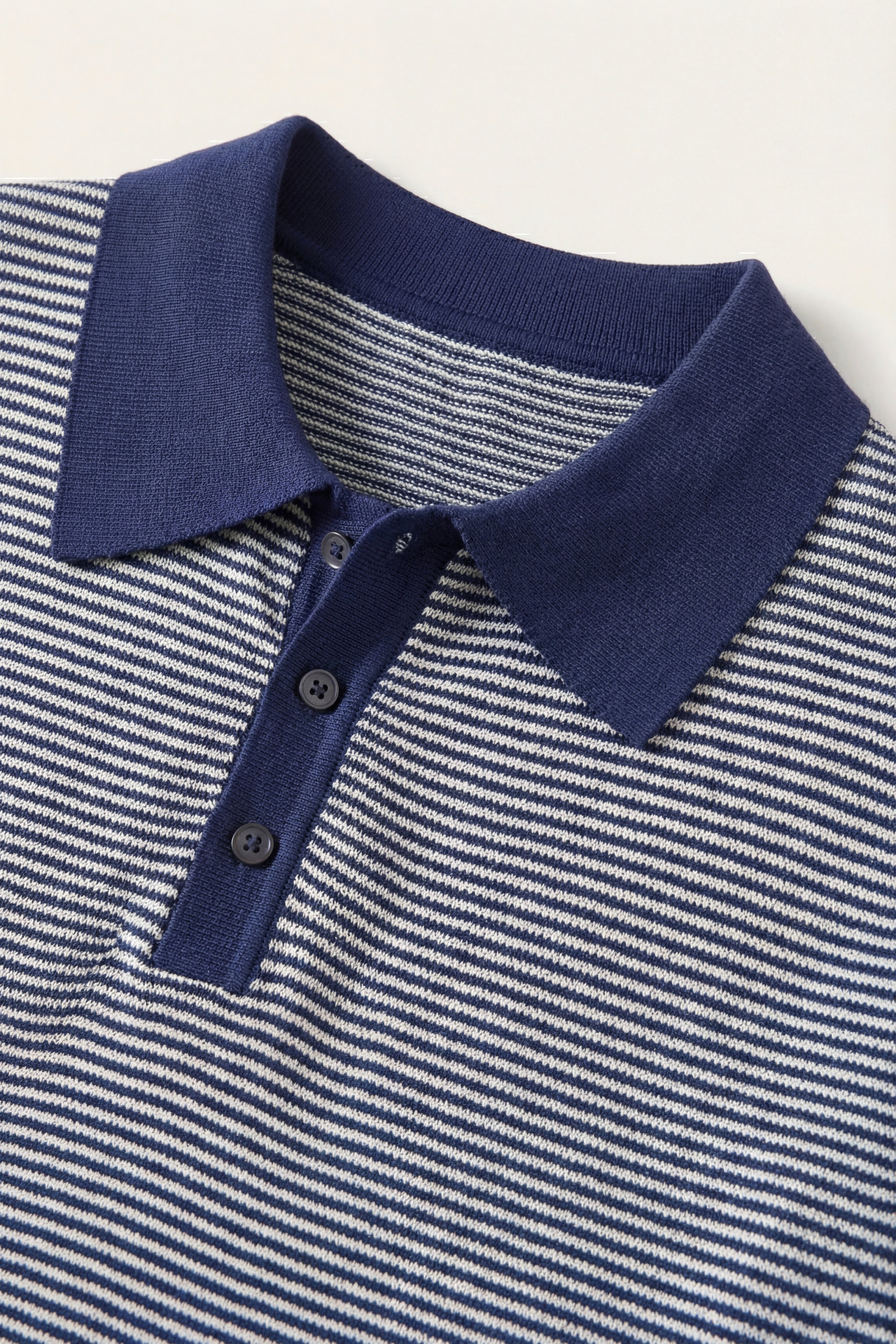 Polo in maglia a pannelli Ravino blu scuro