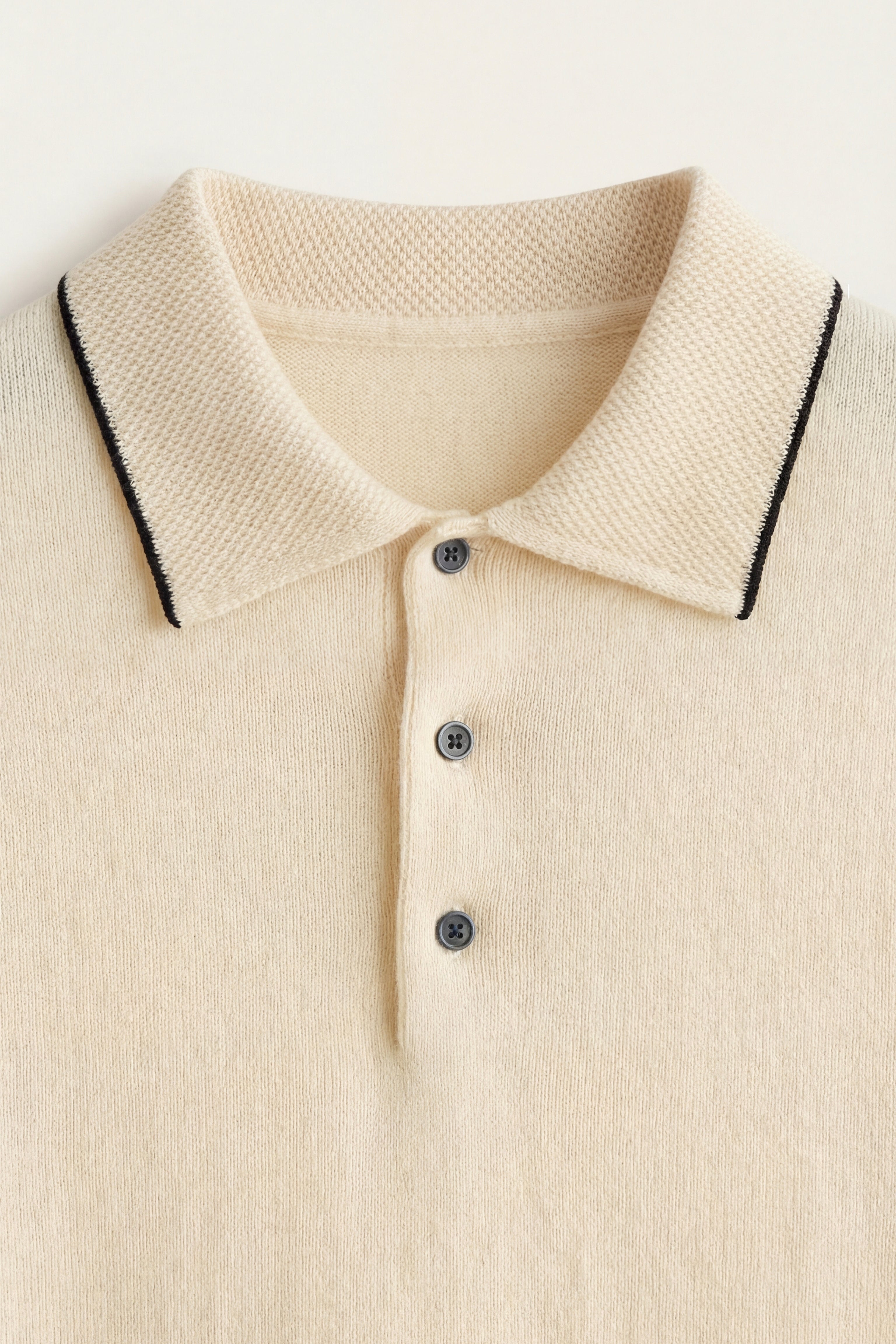Polo in maglia merino Morino beige