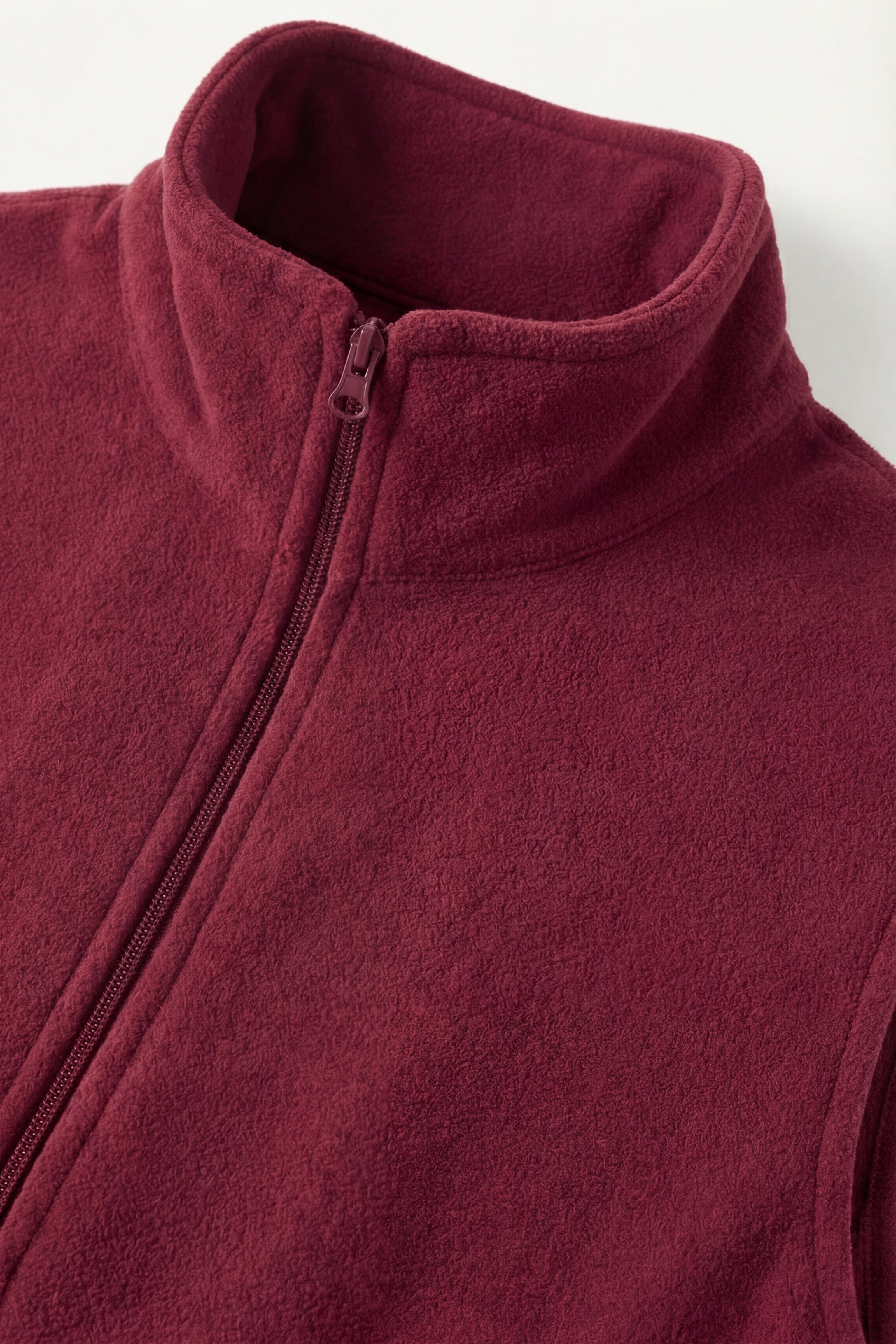 Gilet in pile Bormio bordeaux
