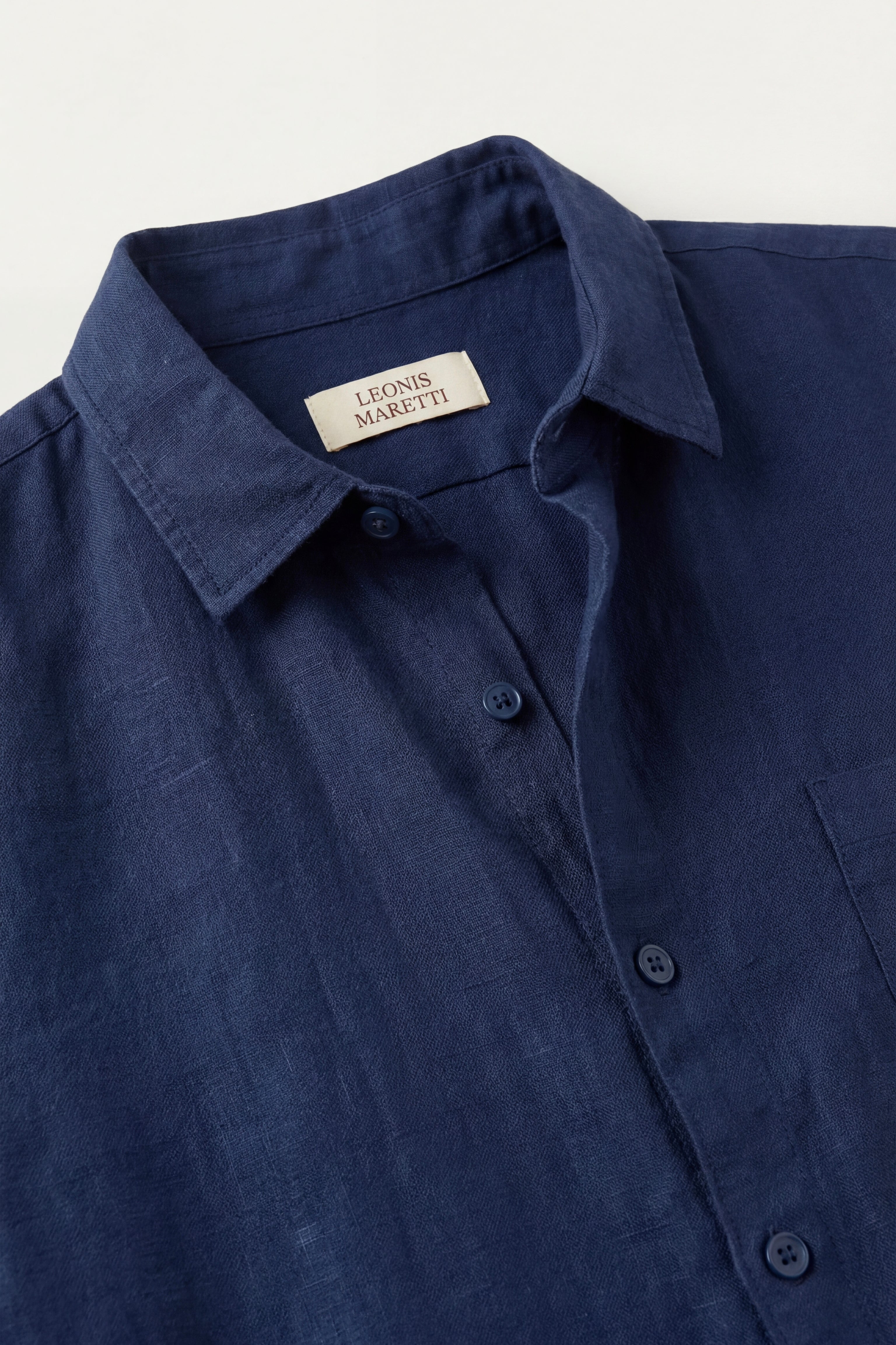 Camicia e pantaloncini in lino Verona Navy/Beige
