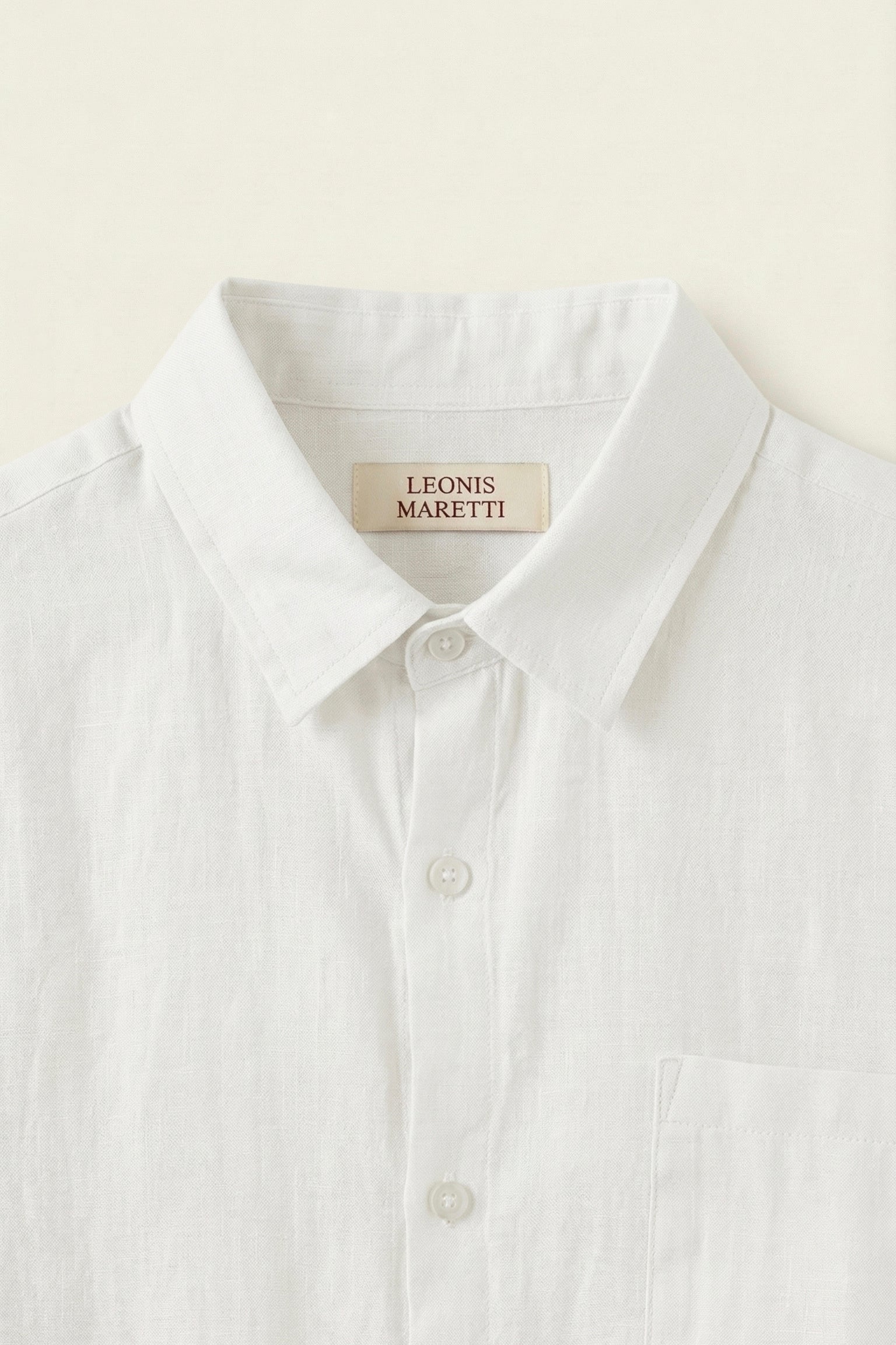 Camicia di Lino Torino Bianca