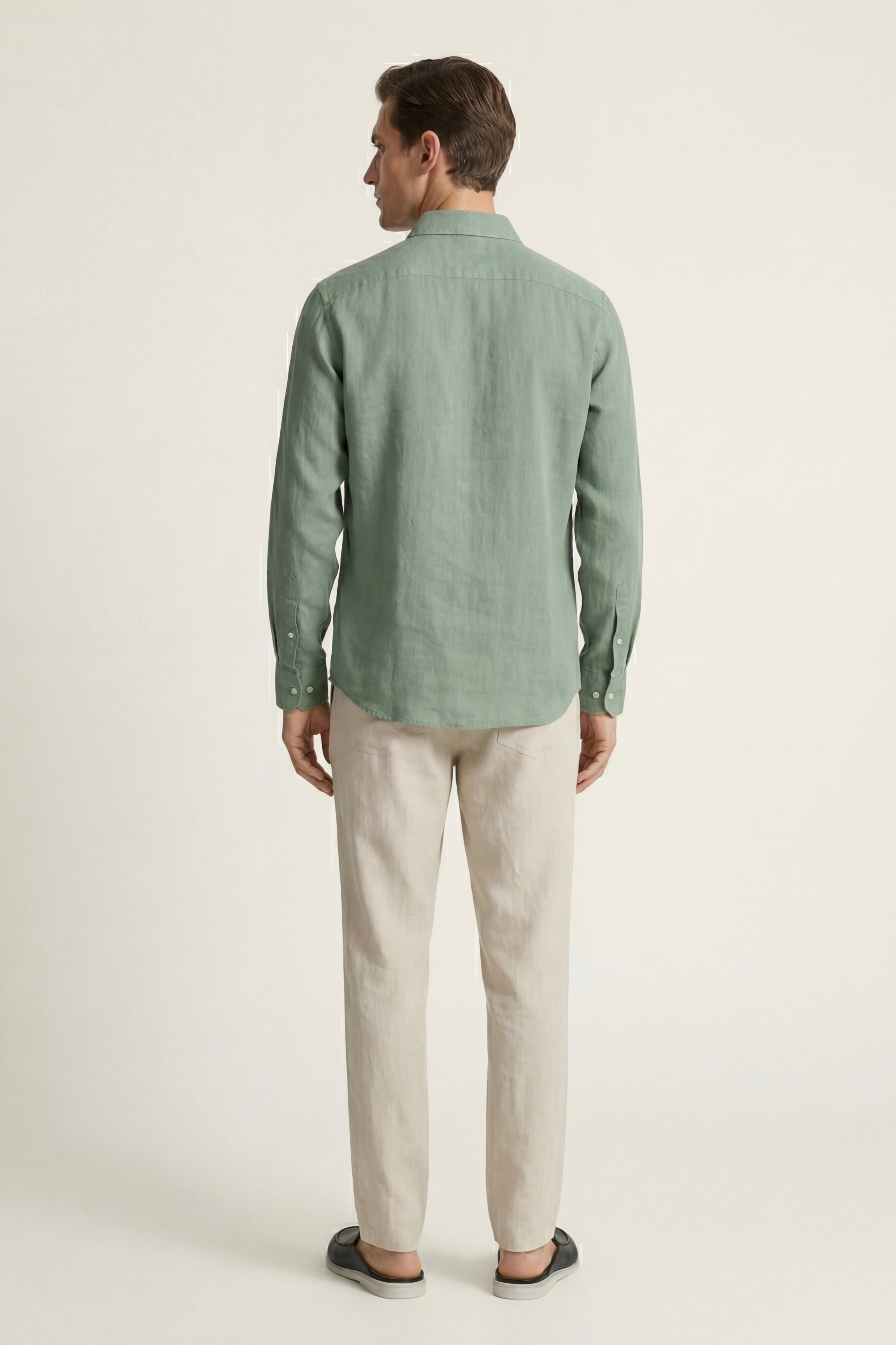 Completo Lenzuola Pisa Manica Lunga Verde/Beige