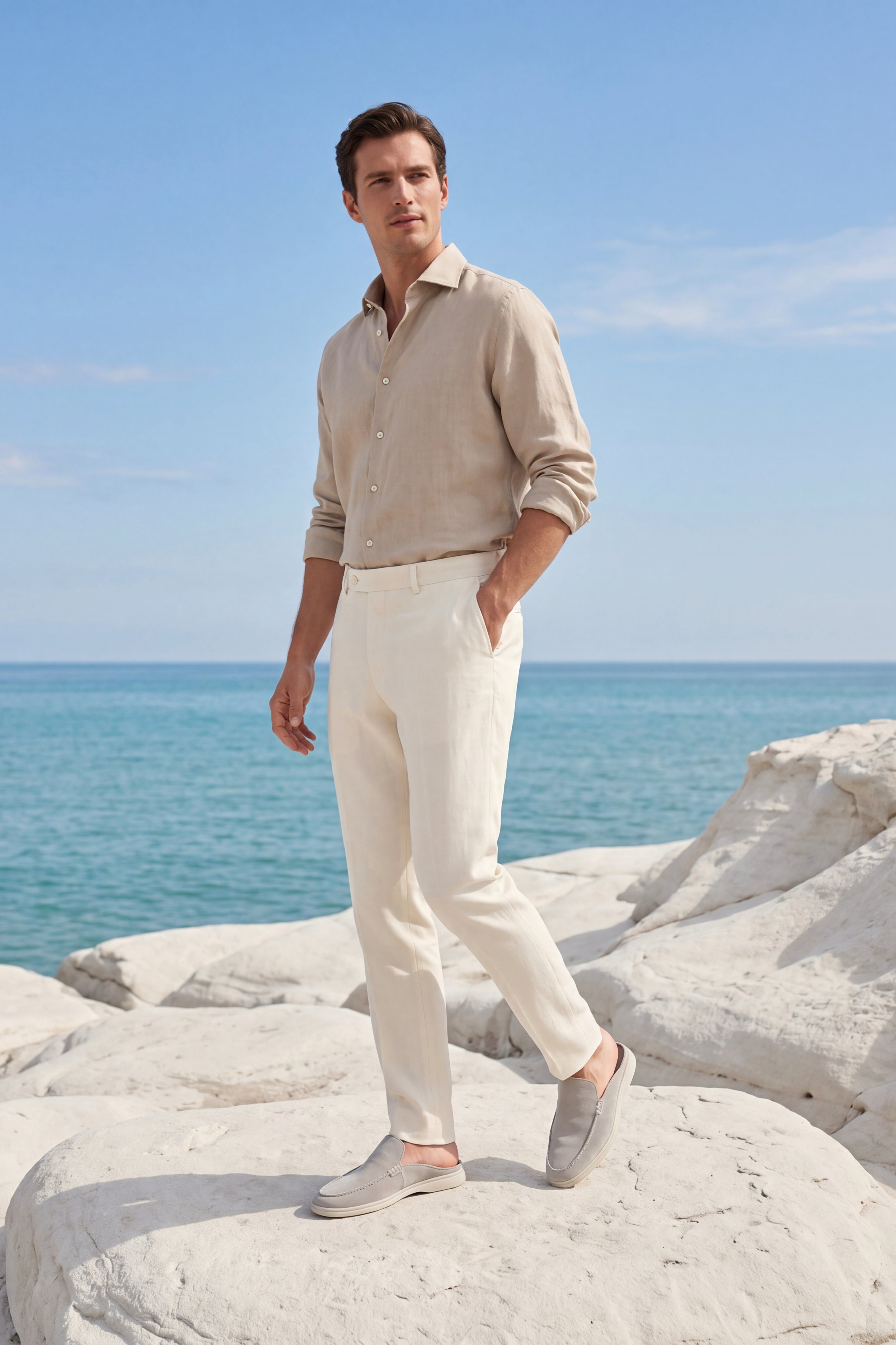Maretti Mule Grigio Chiaro
