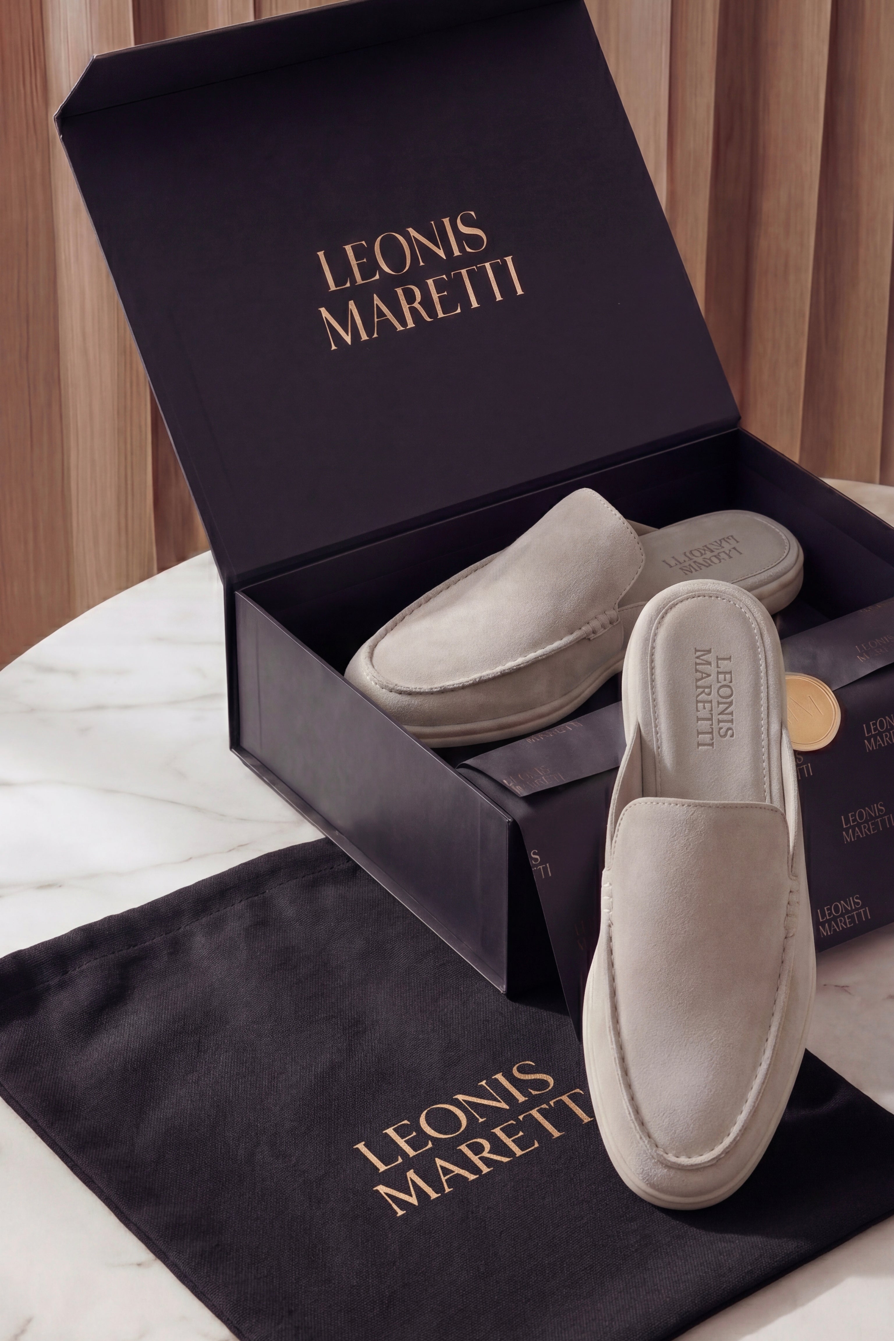 Maretti Mule Grigio Chiaro
