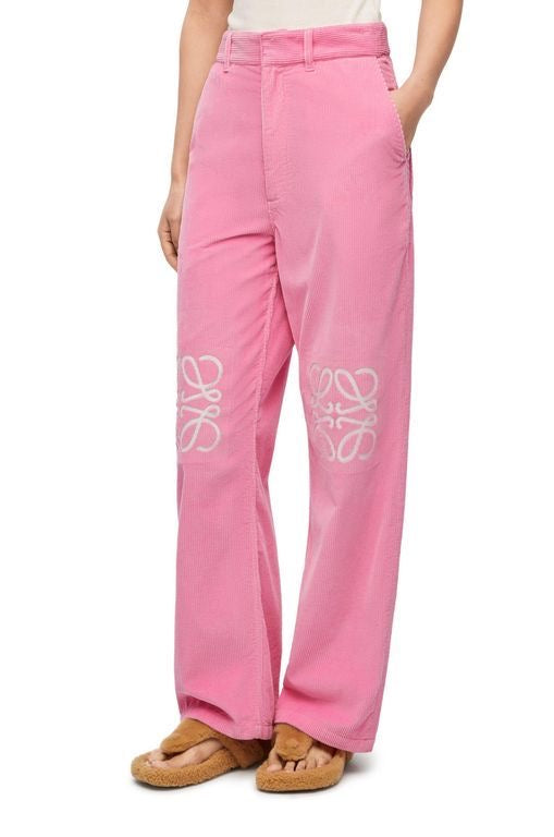 Pinke Cordhose