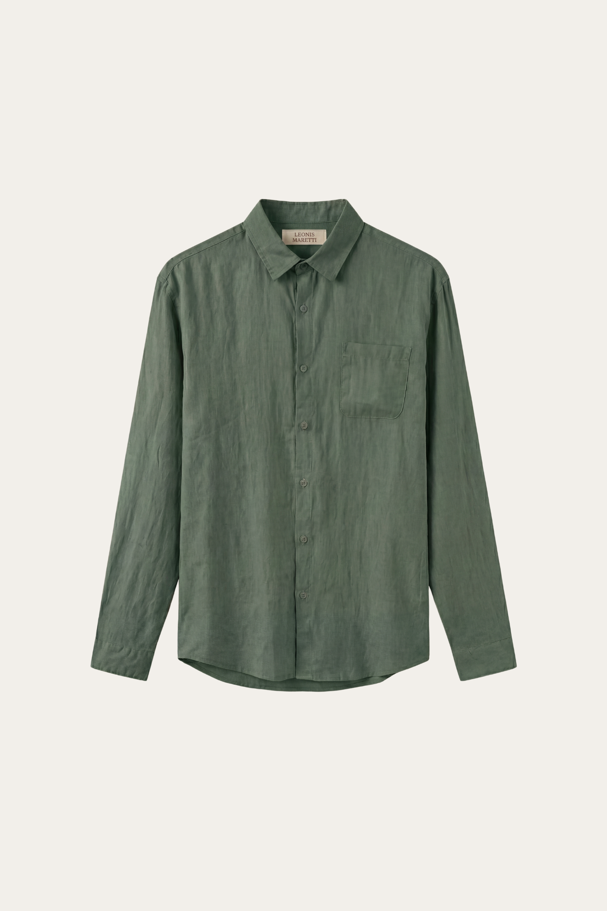 Camicia di Lino Torino Verde