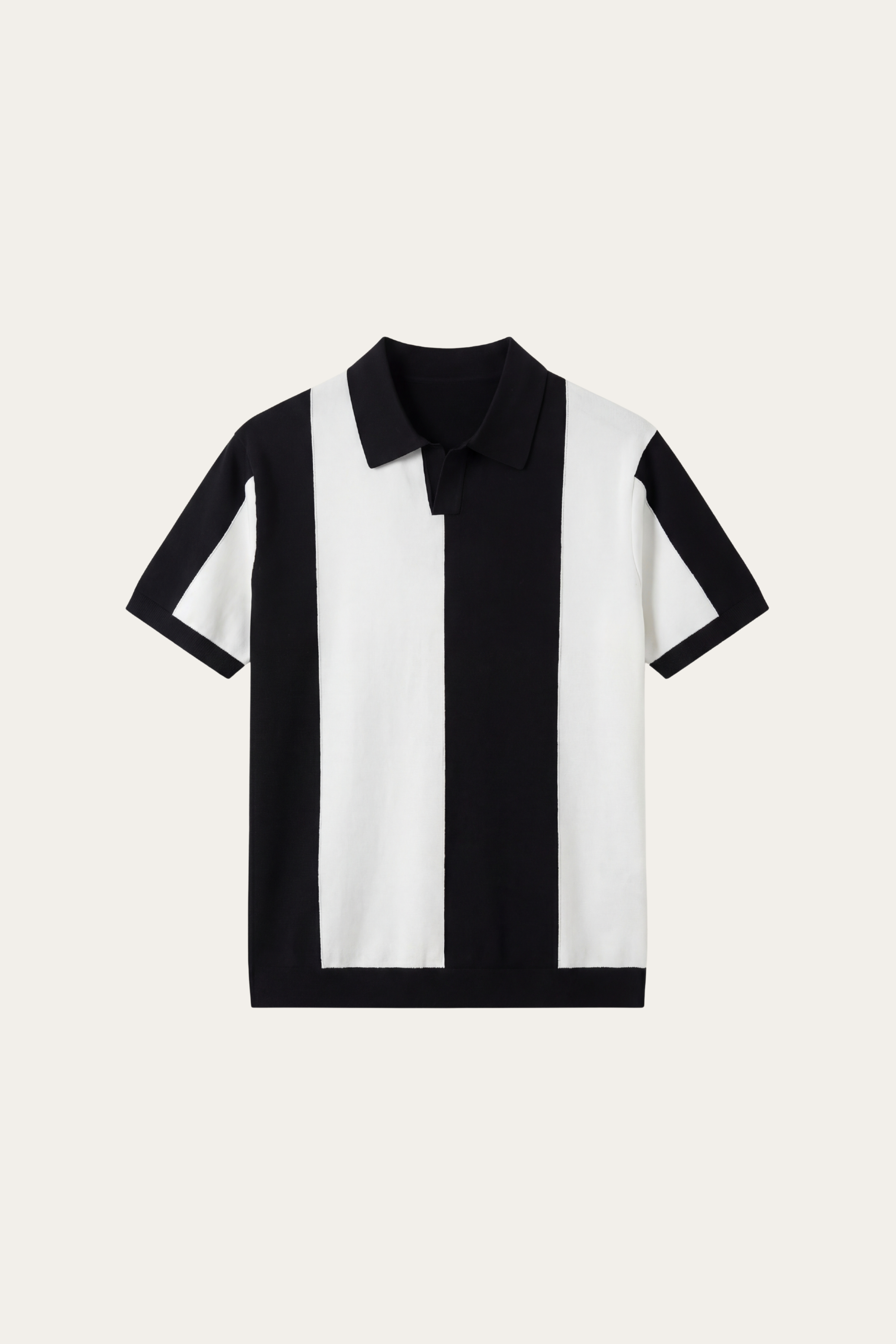 Valtero Colorblock Polo Black