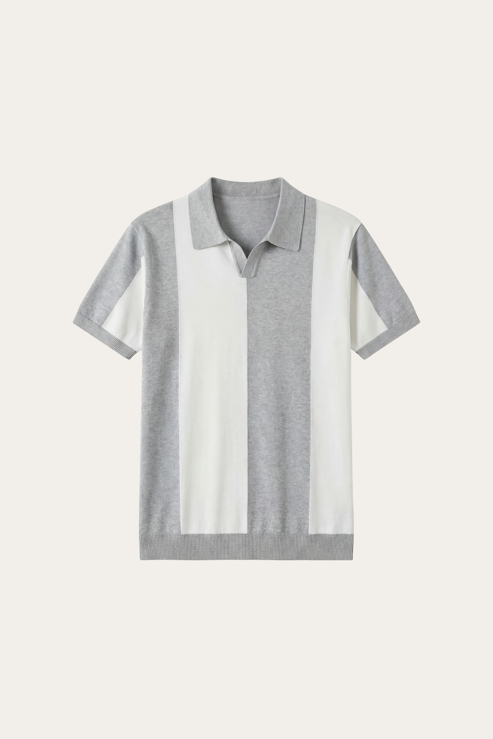 Valtero Colorblock Polo Grey