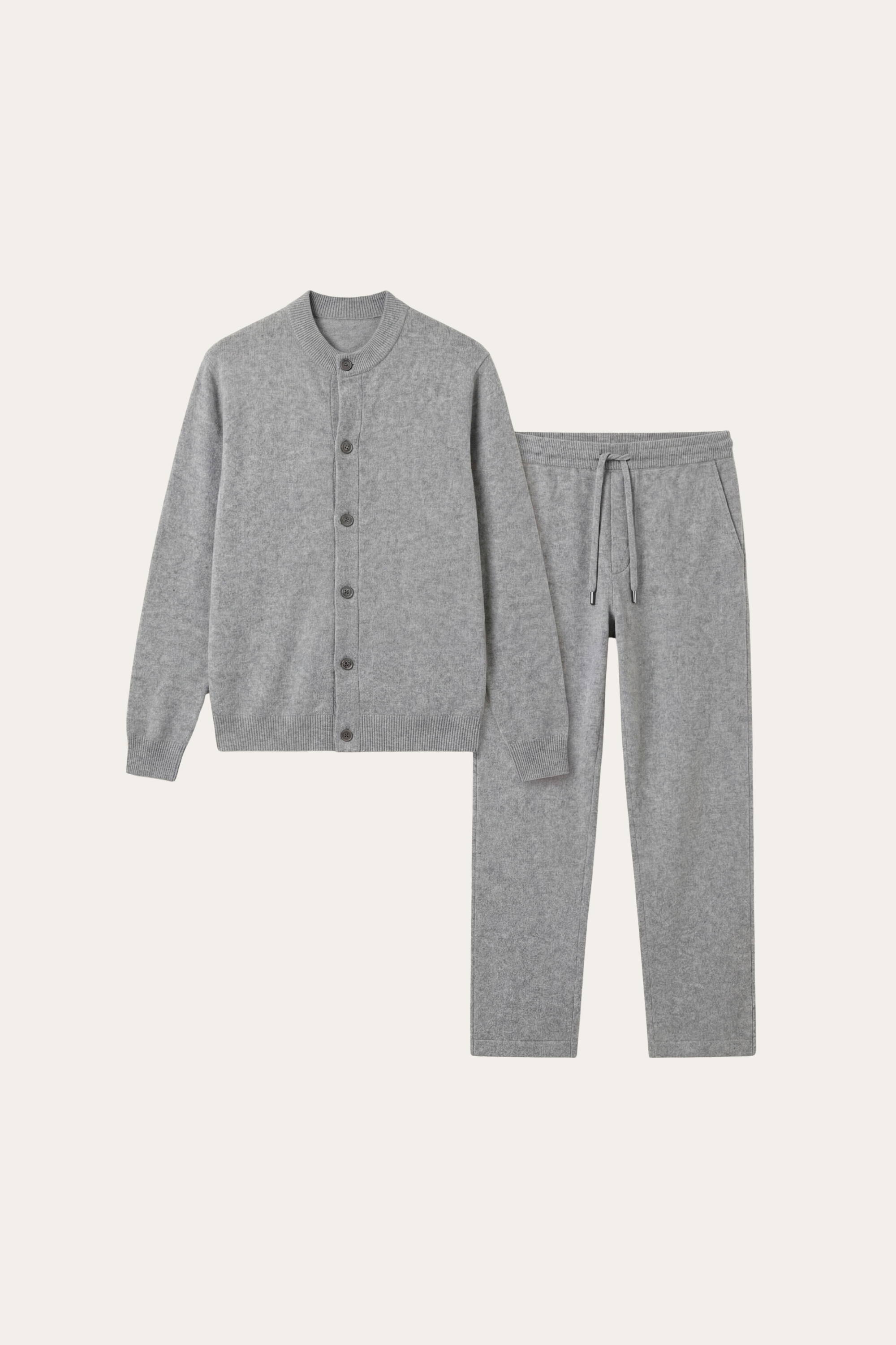Arlino Buttoned Set Grey