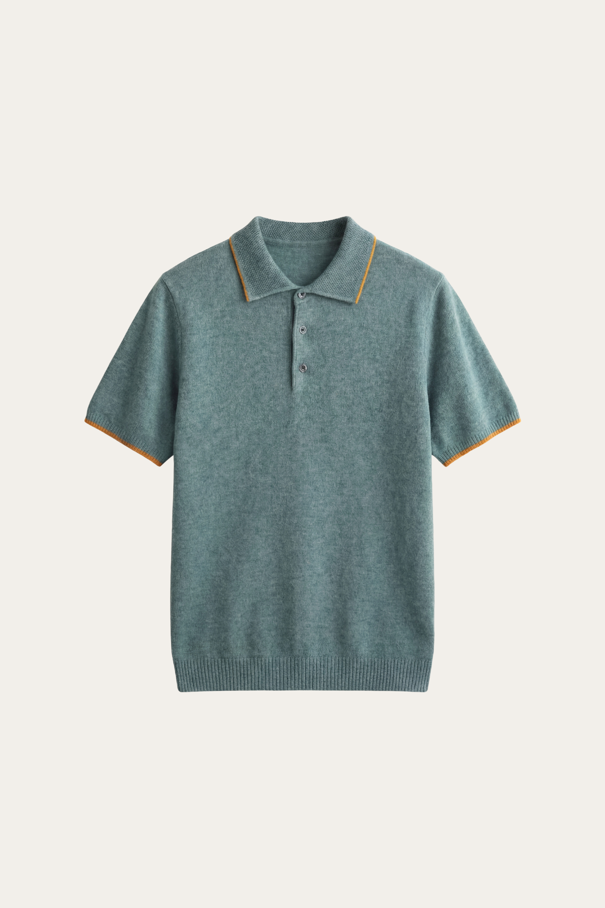 Polo in maglia Merino Morino verde