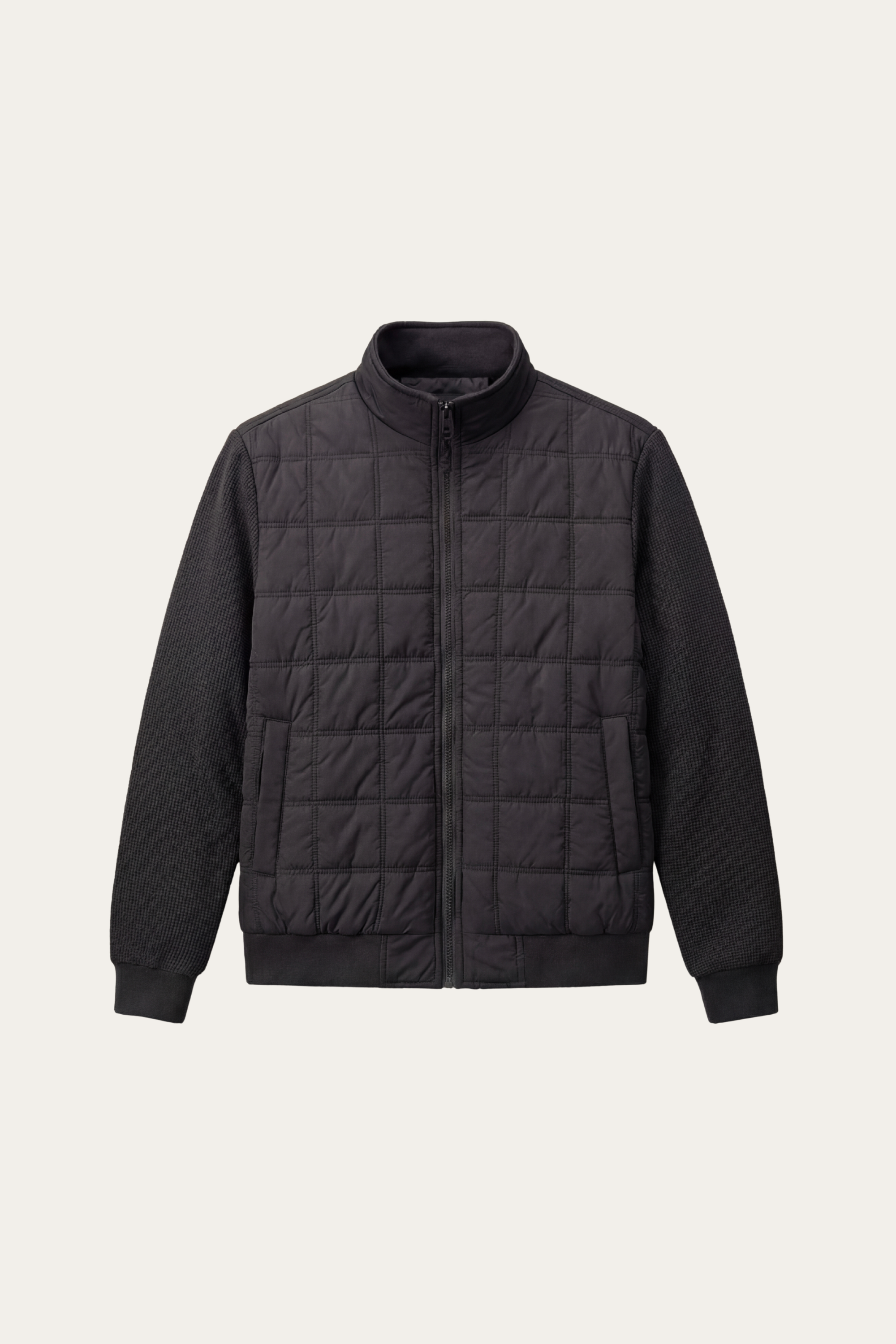 Frosinone Quilted Hybrid Jacket Black
