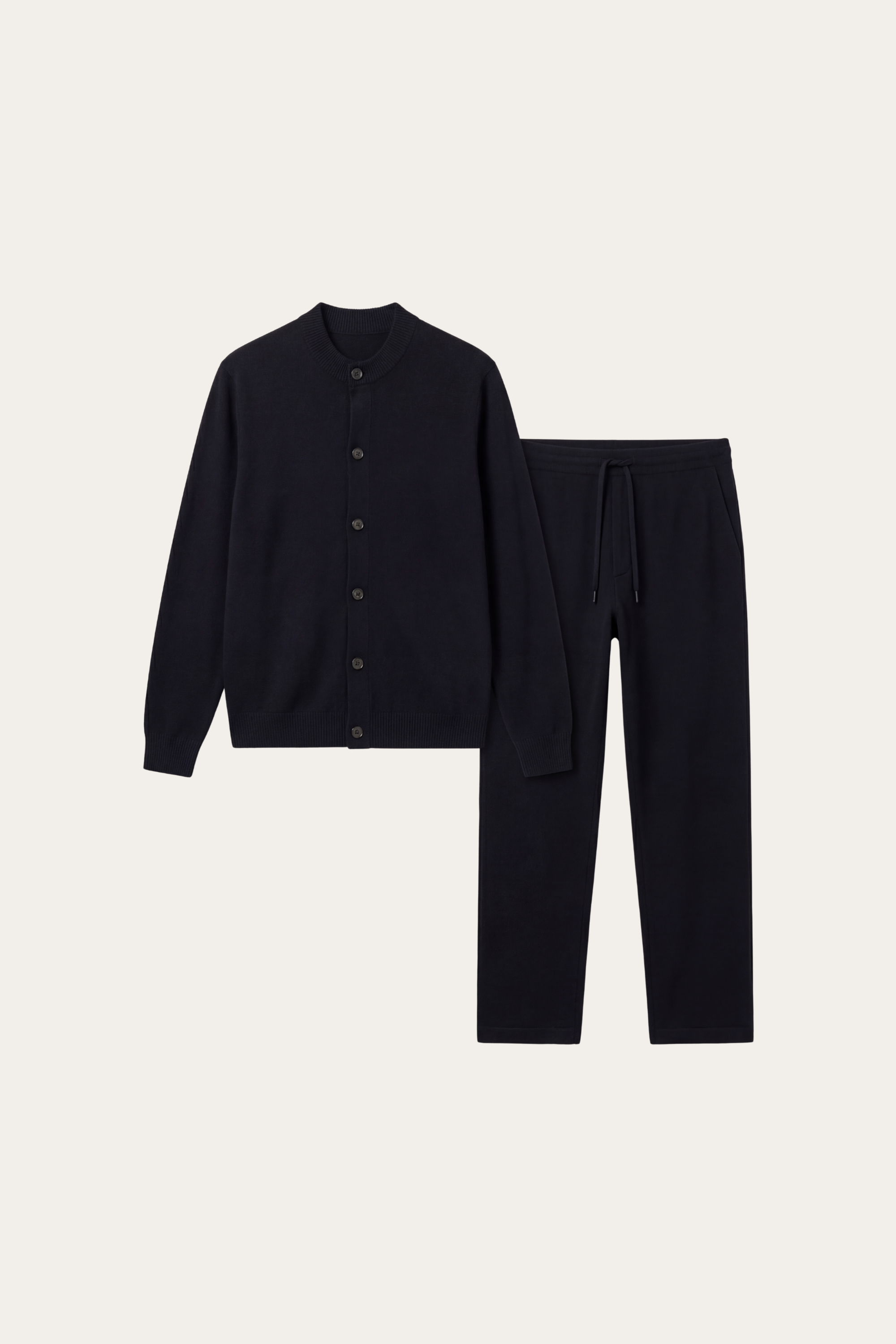 Arlino Buttoned Set Black