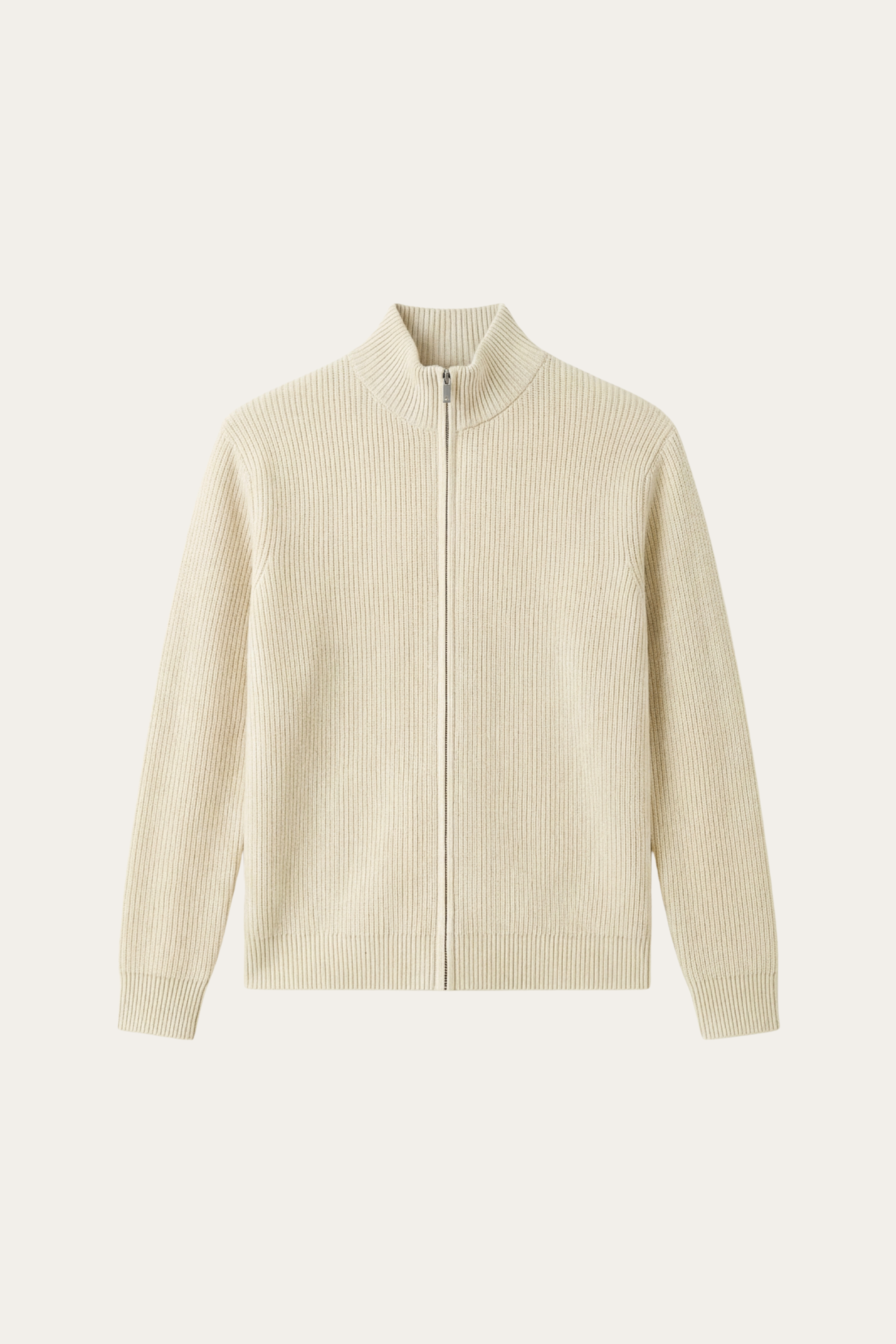 Cardigan Roma in cashmere color crema