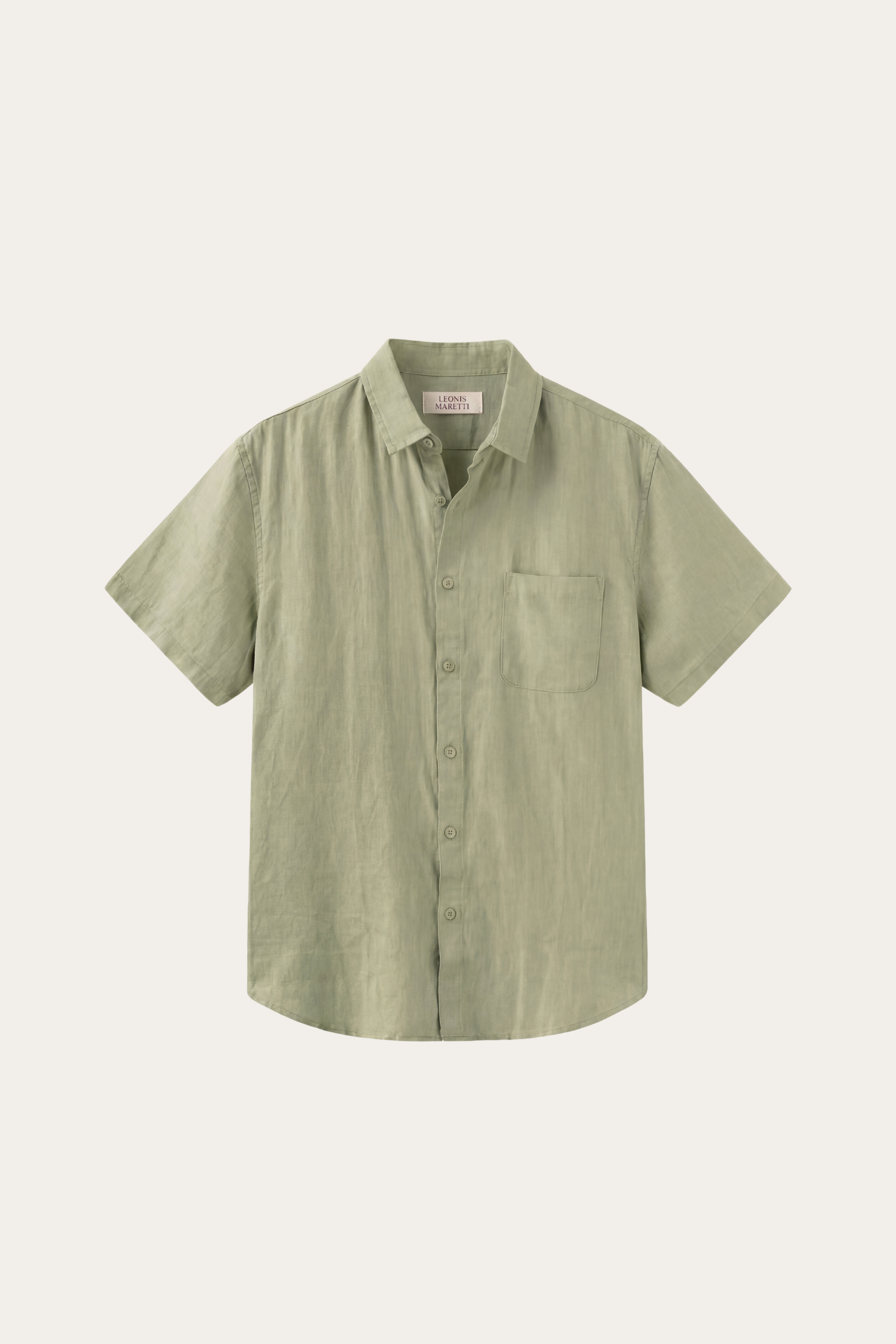 Vicenza Lino Maniche Corte Verde Menta