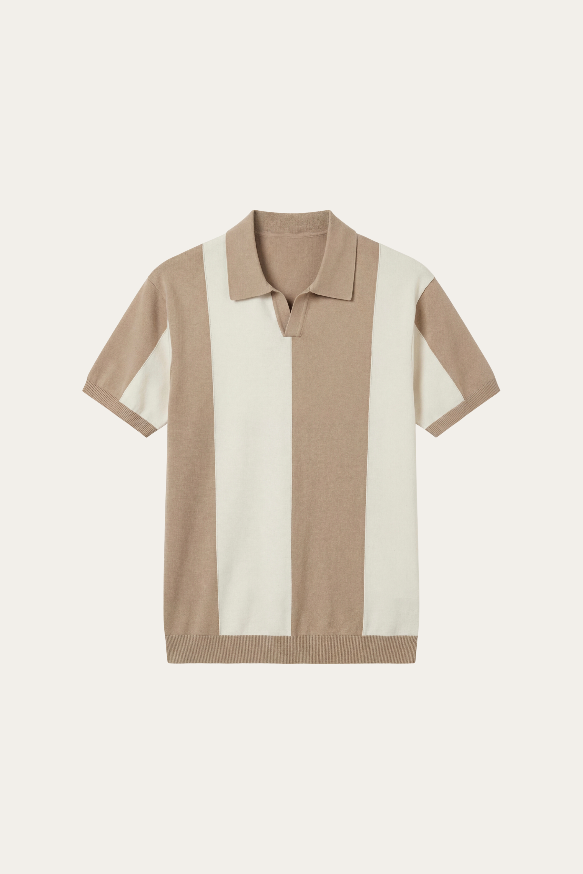 Valtero Colorblock Polo Khaki
