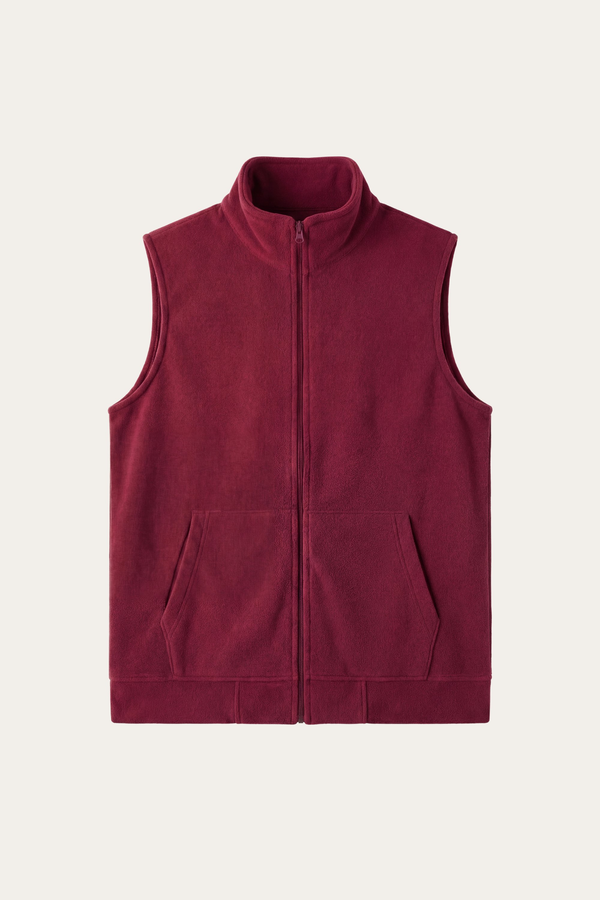 Gilet in pile Bormio bordeaux