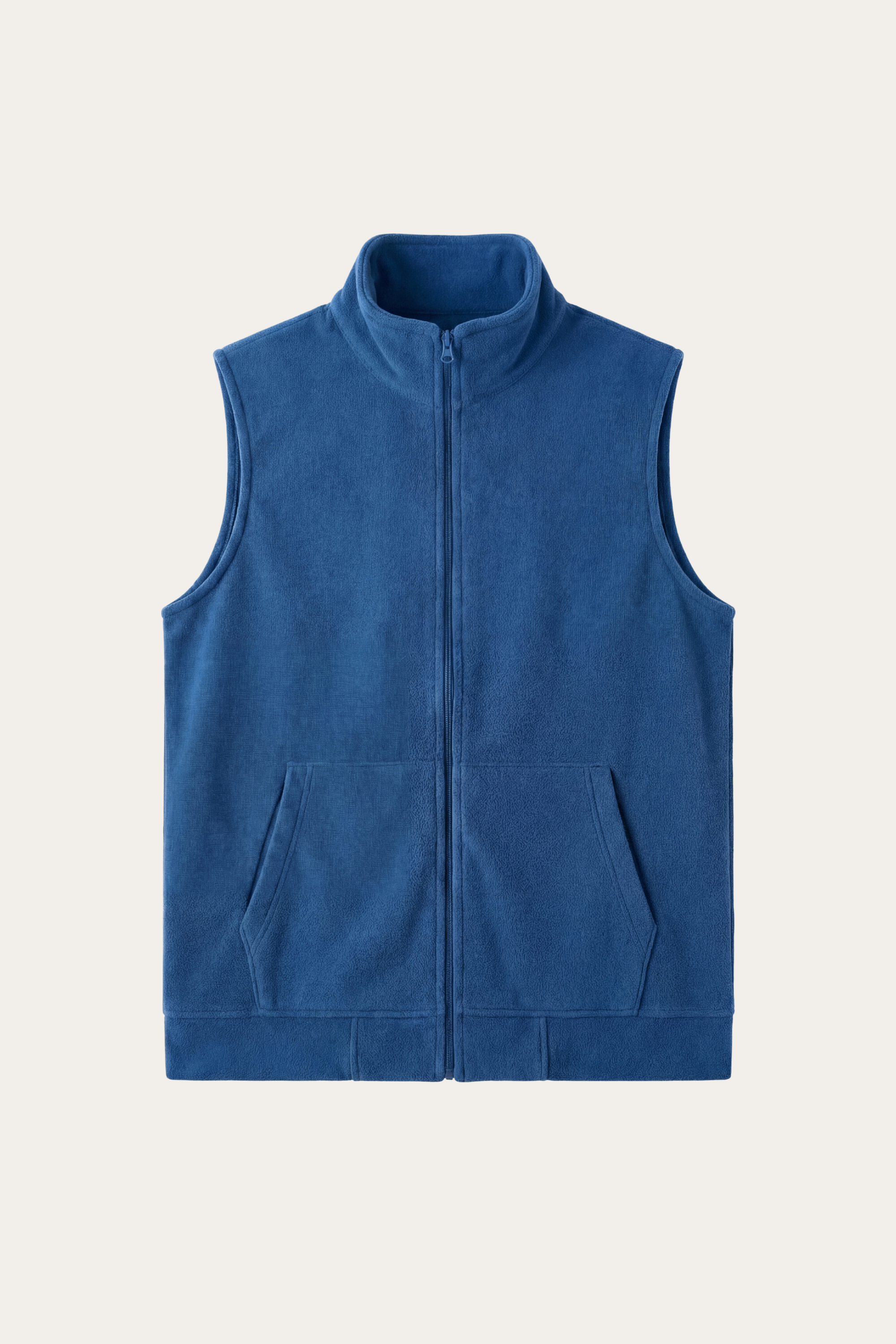 Gilet in pile Bormio blu reale